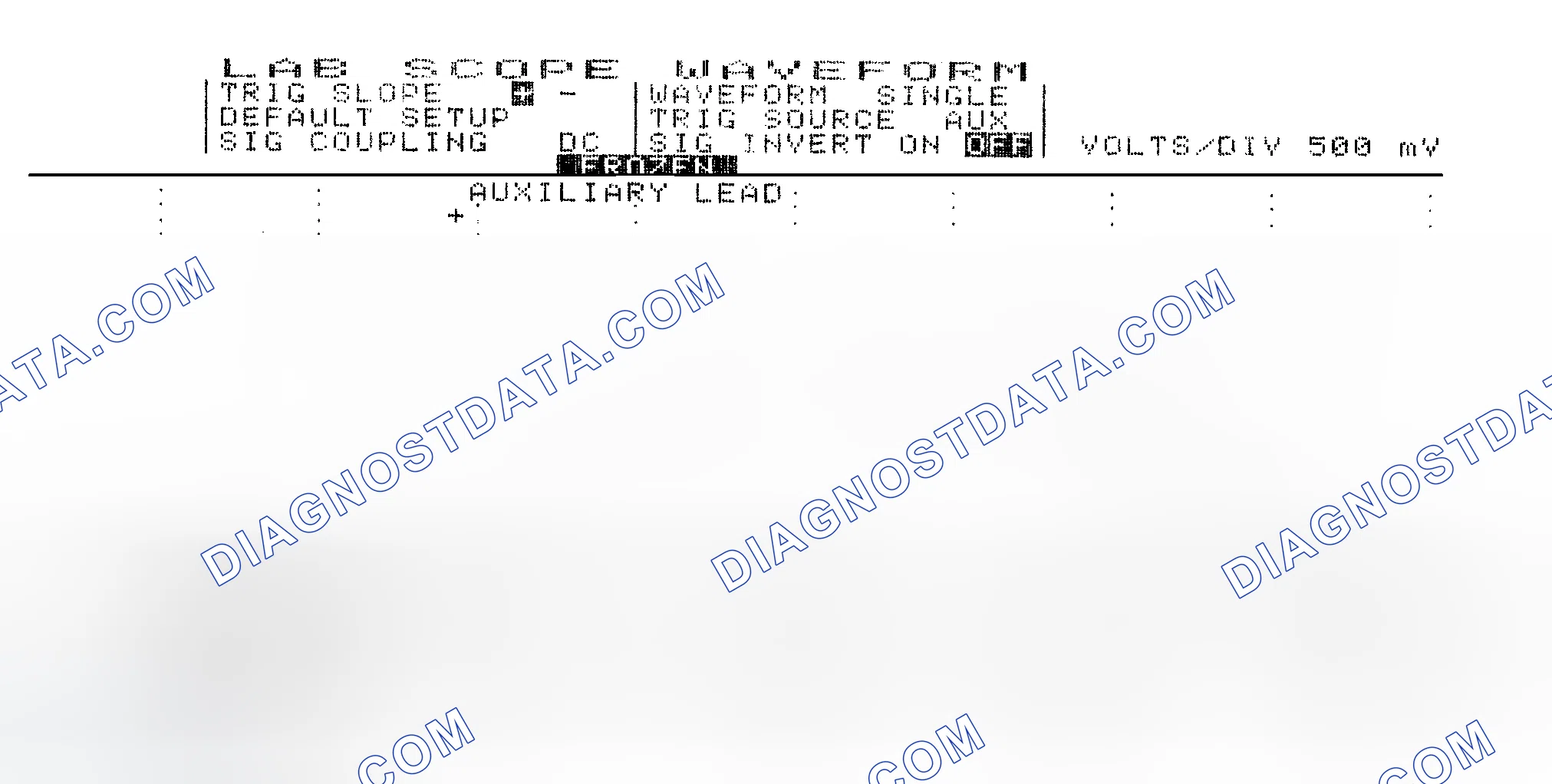 Scheme 14: Single Injector w/Excessive Current Flow - Current Pattern