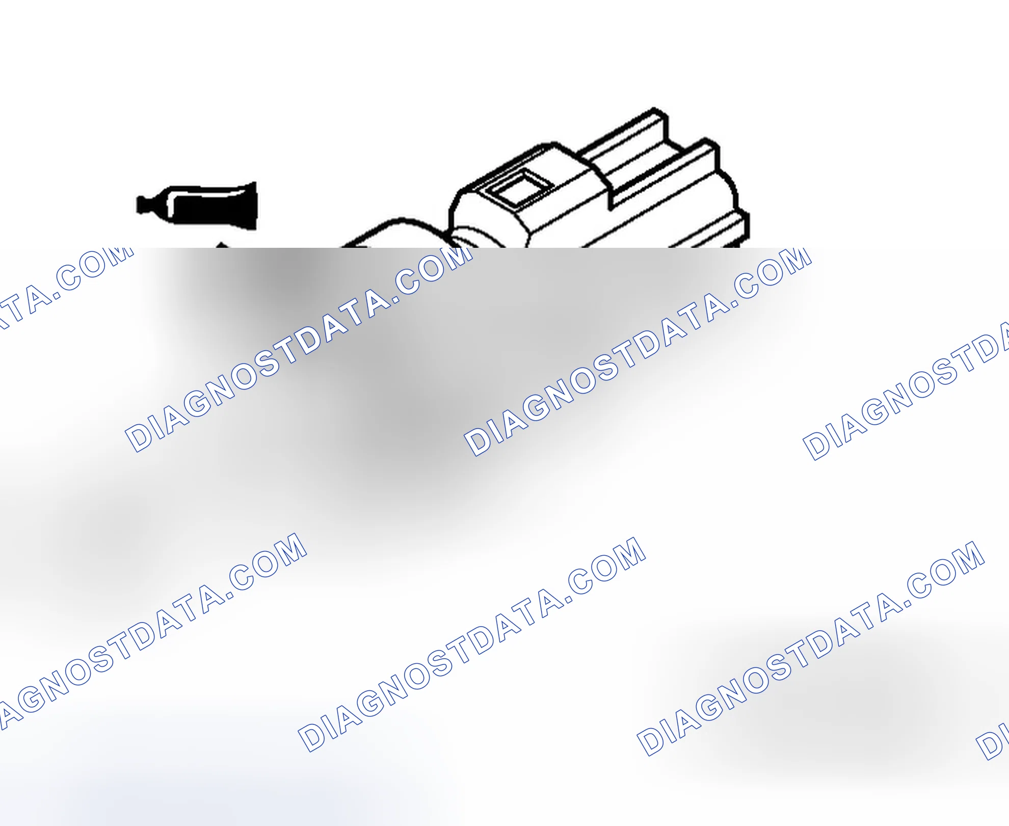 Scheme 61: >> B << ENGINE COOLANT TEMPERATURE SENSOR INSTALLATION