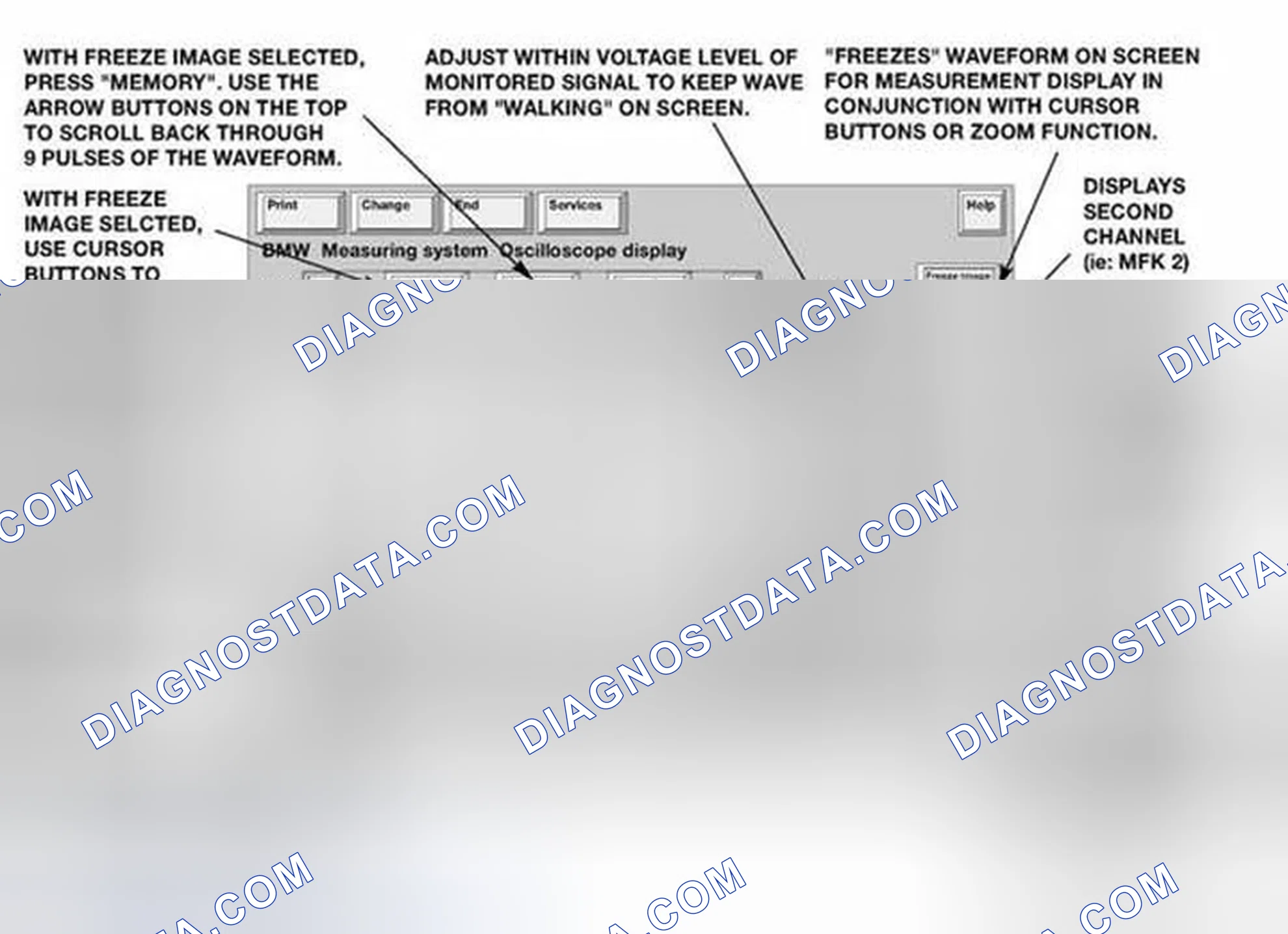 Scheme 560: Identifying Cursor 1 And 2 Display