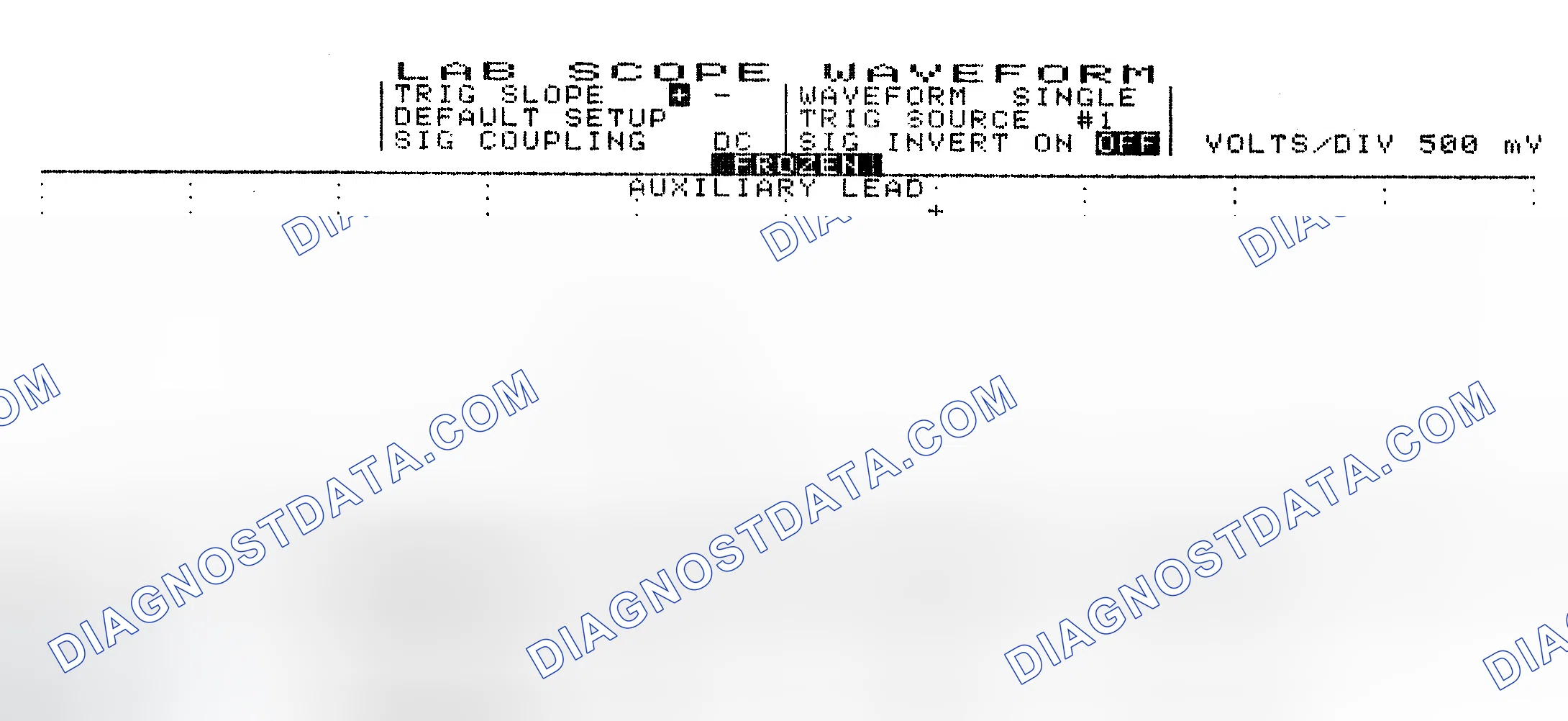 Scheme 10: Single Injector w/Excessive Current Flow - Current Pattern