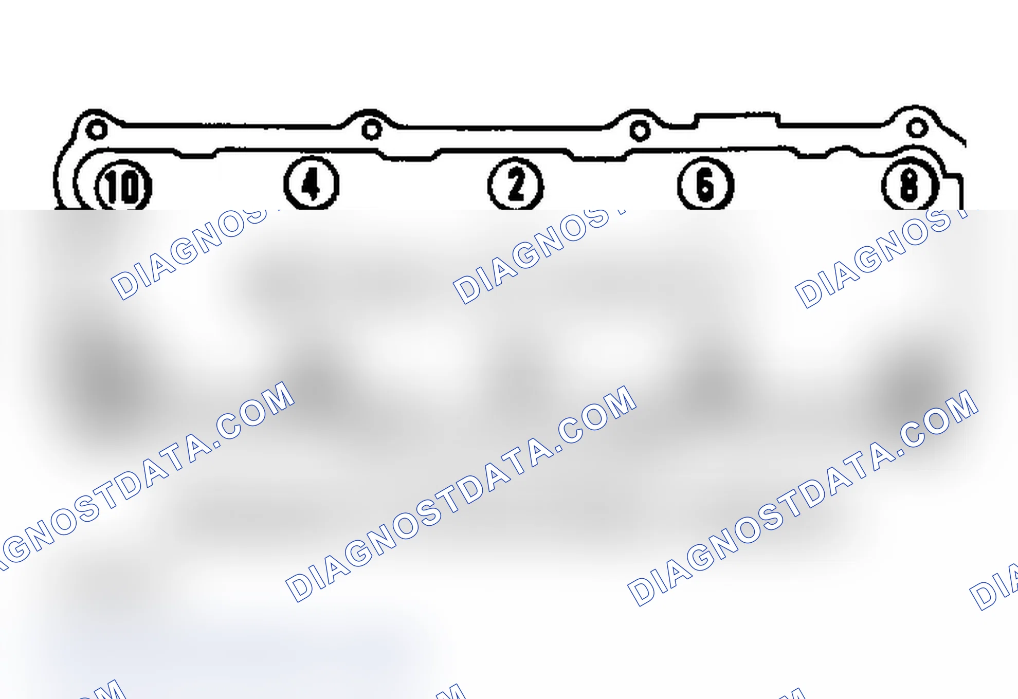 Scheme 12: Cylinder Head Bolt Tightening Sequence
