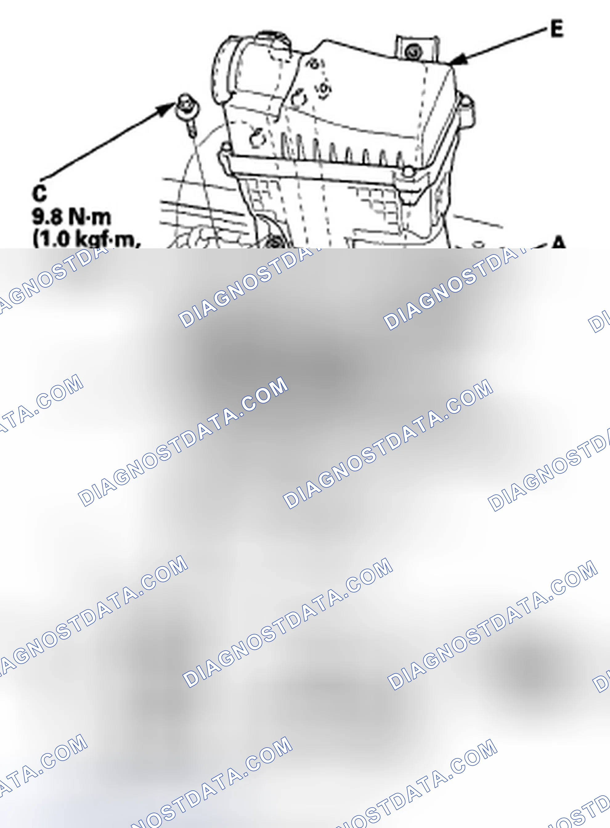 Scheme 363: Air Cleaner Removal/Installation