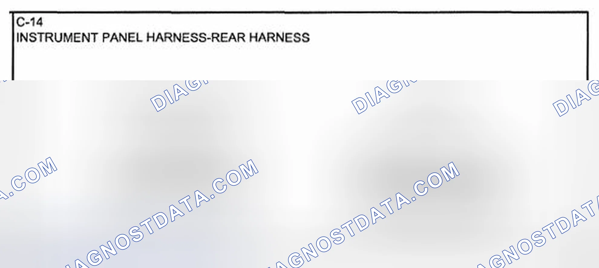 Scheme 46: Identifying Rear Instrument Panel Harness Connector Terminals (C-14)