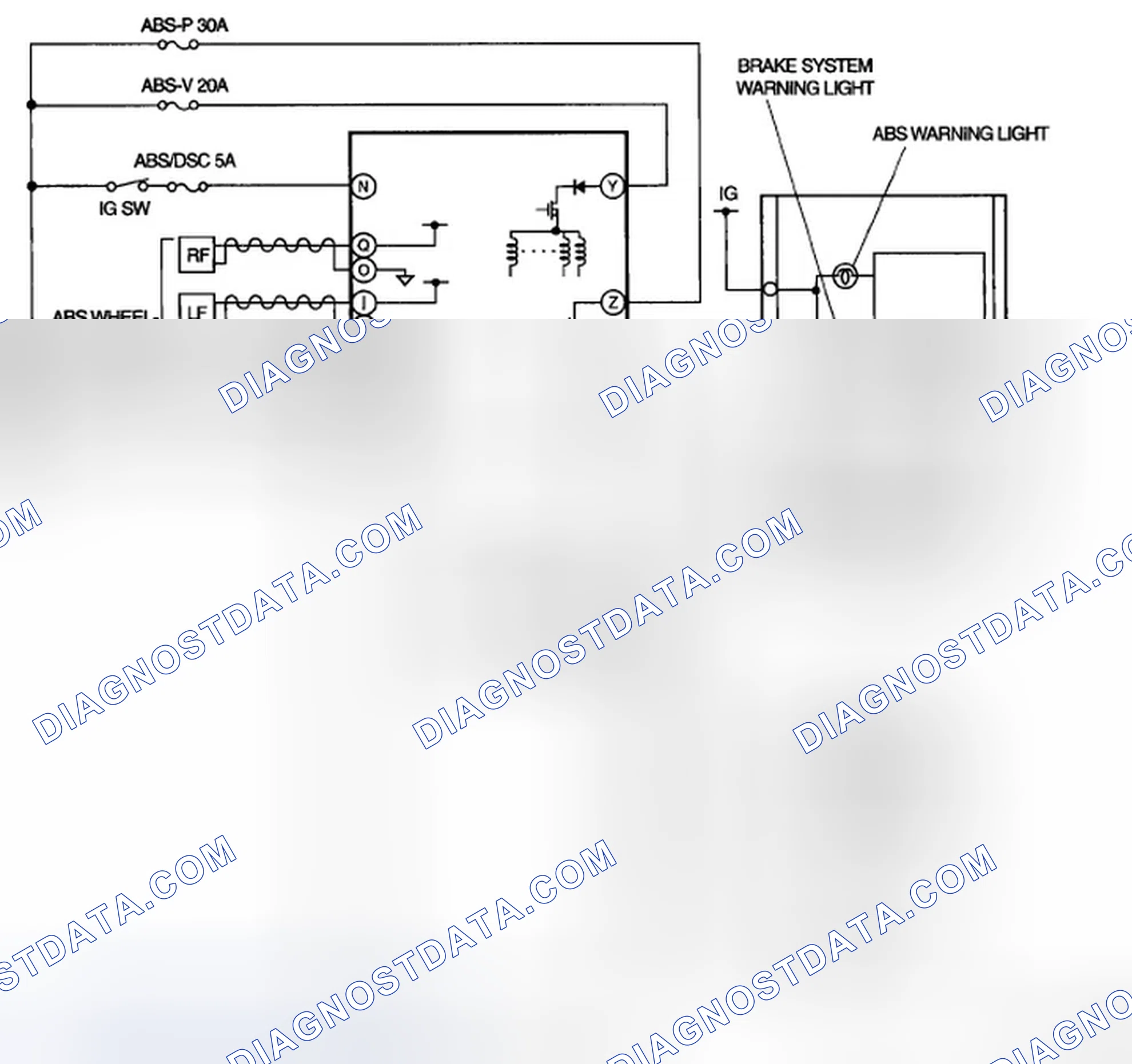 Scheme 9: ABS SYSTEM WIRING DIAGRAM
