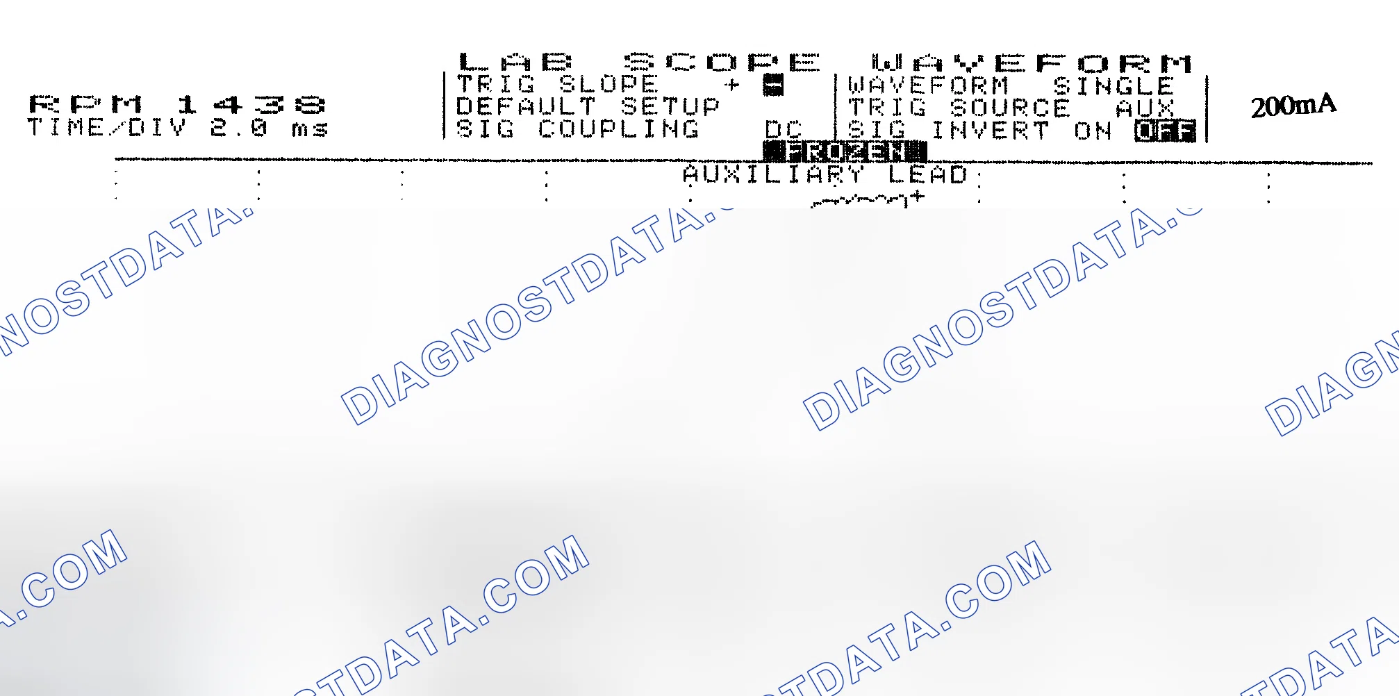 Scheme 15: Single Injector w/Normal Current Flow - Current Pattern