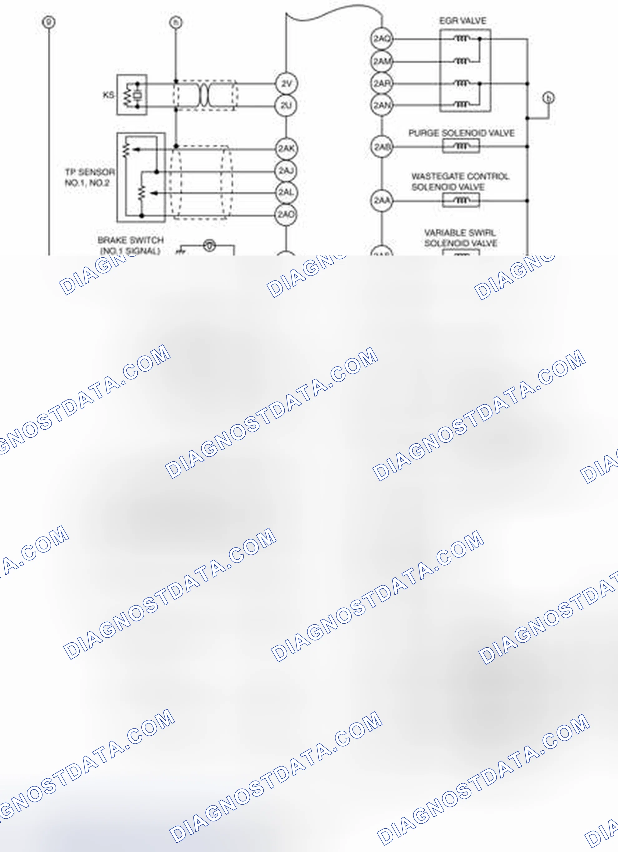 Scheme 64: Engine Control System Wiring Diagram [MZR 2.3 DISI Turbo] (2 Of 2)