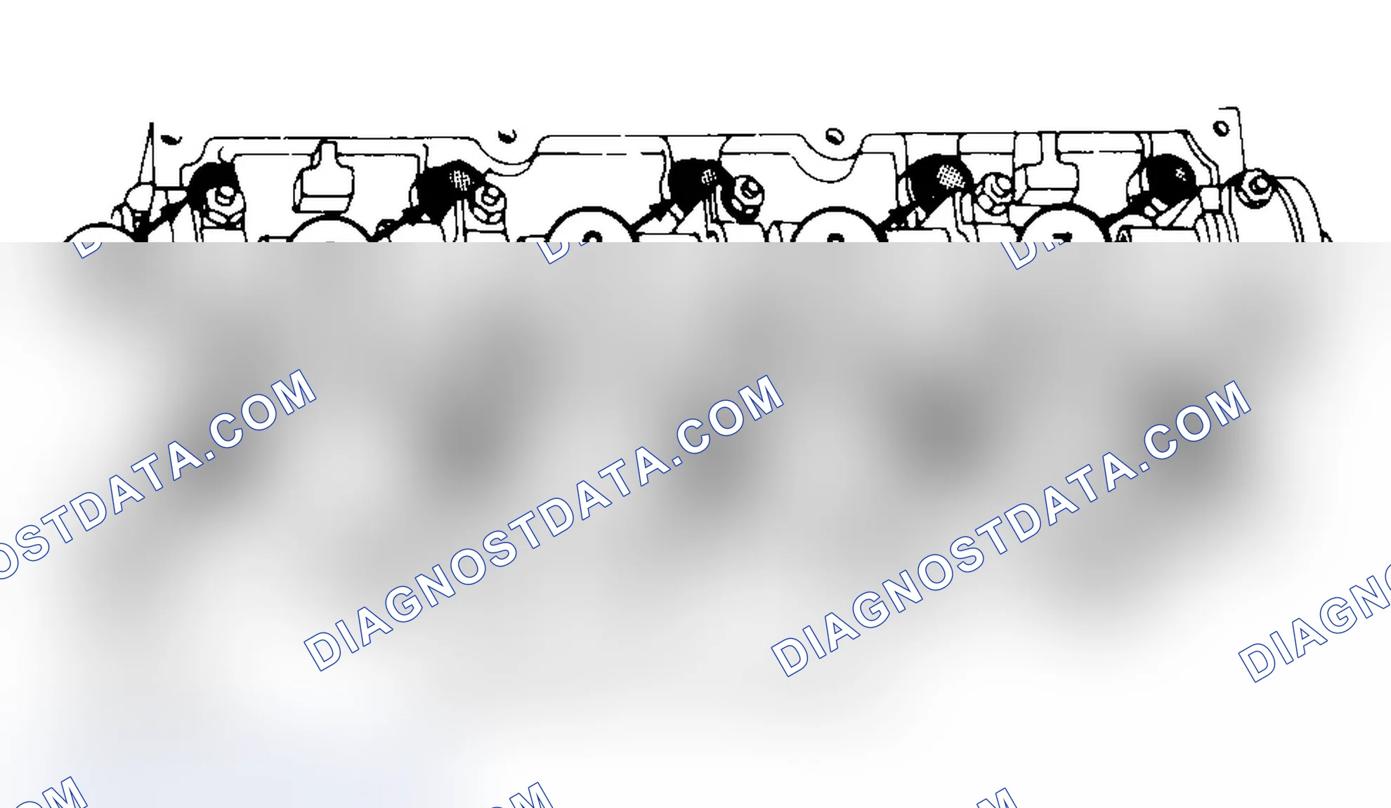 Scheme 7: Typical Cylinder Head Tightening or Loosening Sequence