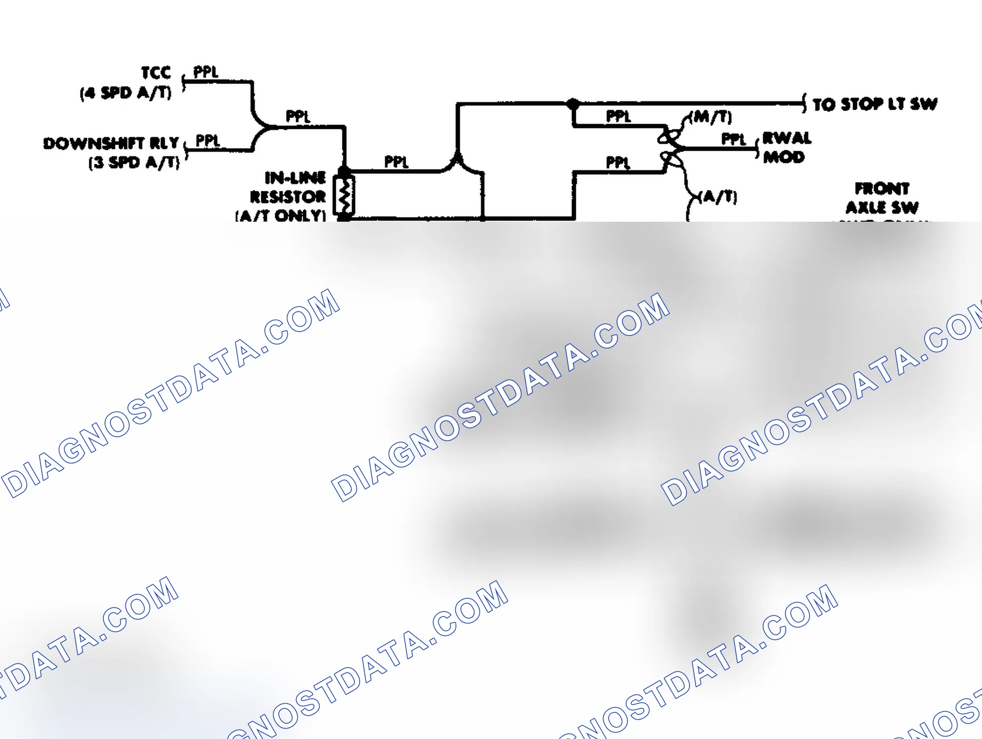 Scheme 2: Transfer Case Circuit (1988)