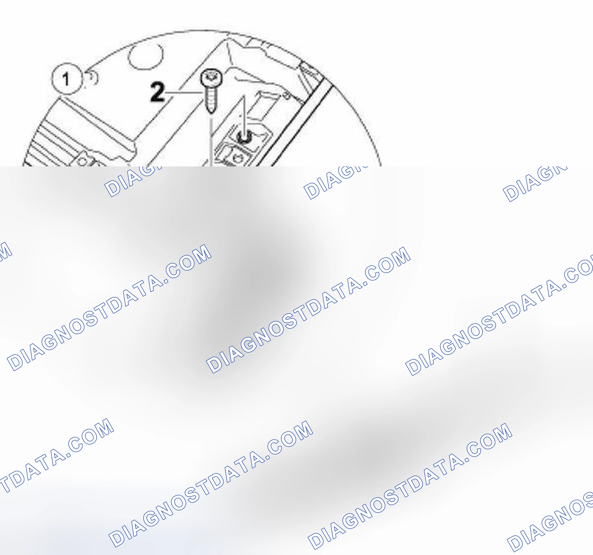 Scheme 26: Removing and installing glove compartment lock