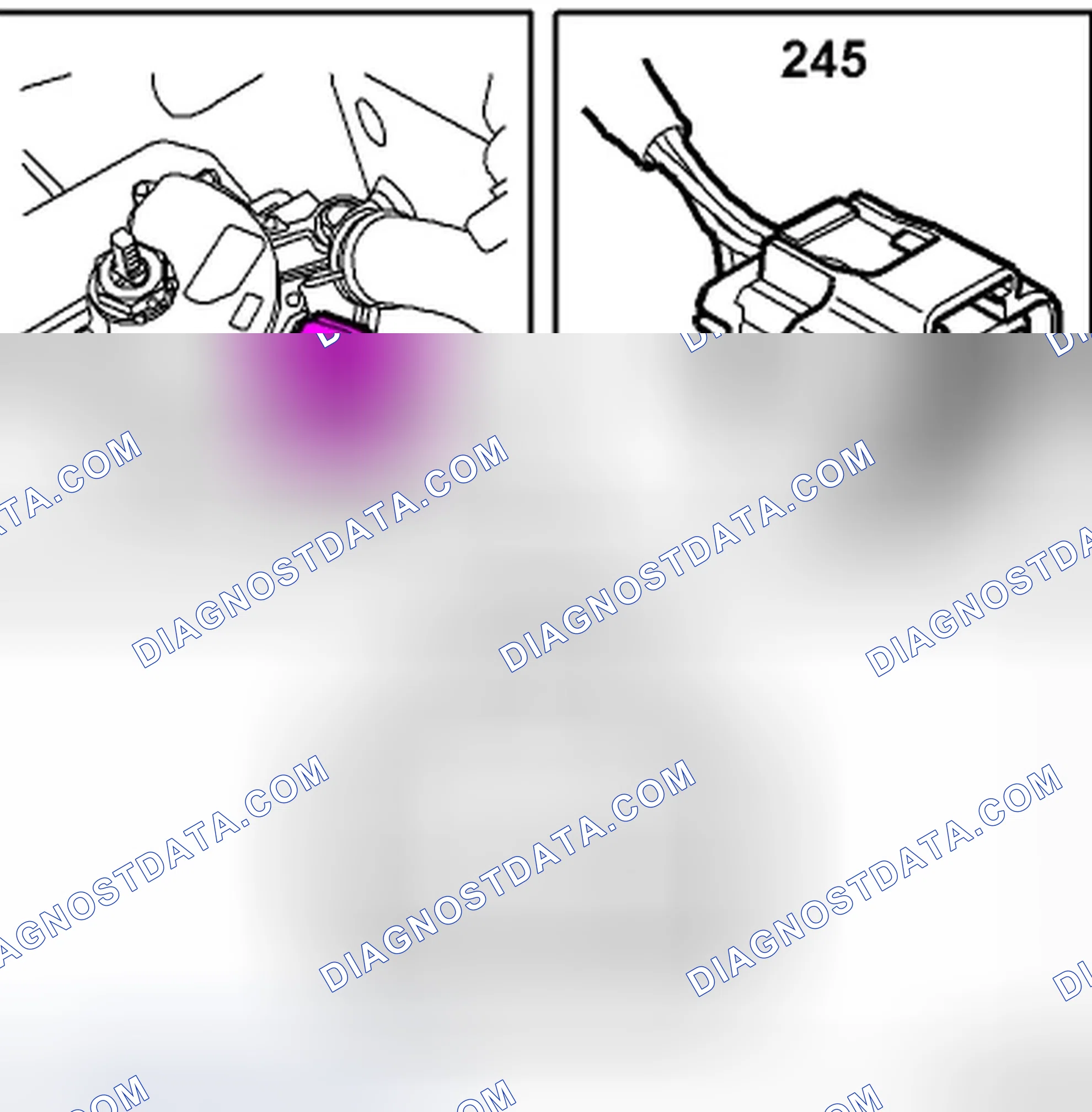 Scheme 62: Transmission range switch, automatic (245)