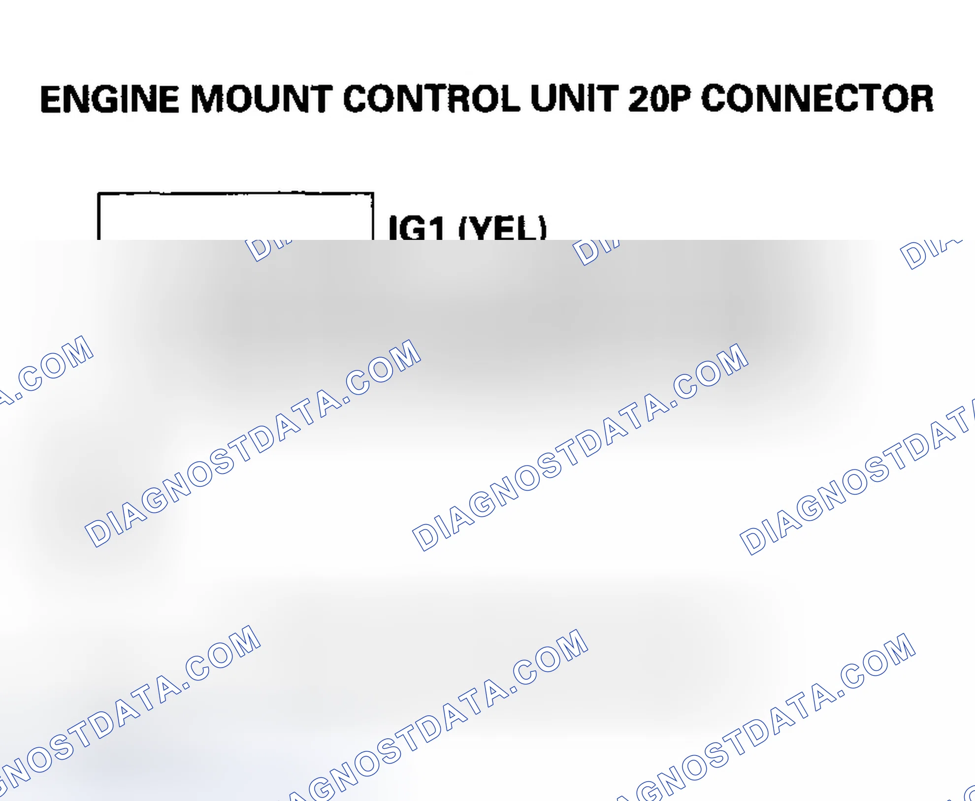 Scheme 496: DTC P15AB: Engine Mount Control Unit Power Source Circuit Low Voltage
