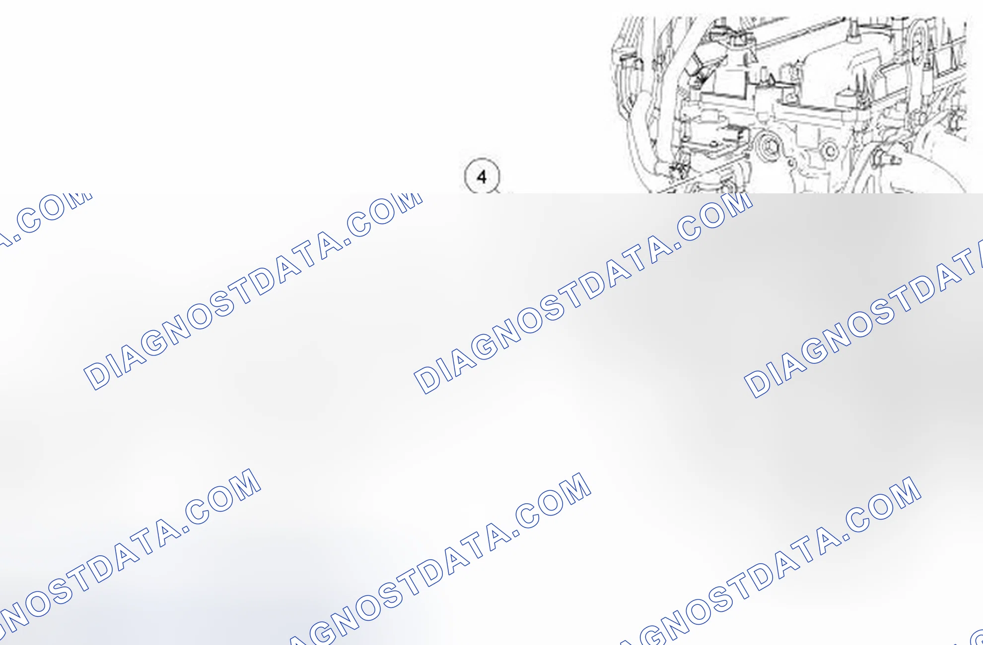 Scheme 35: Coolant Outlet Pipe - 2.3L, Rear
