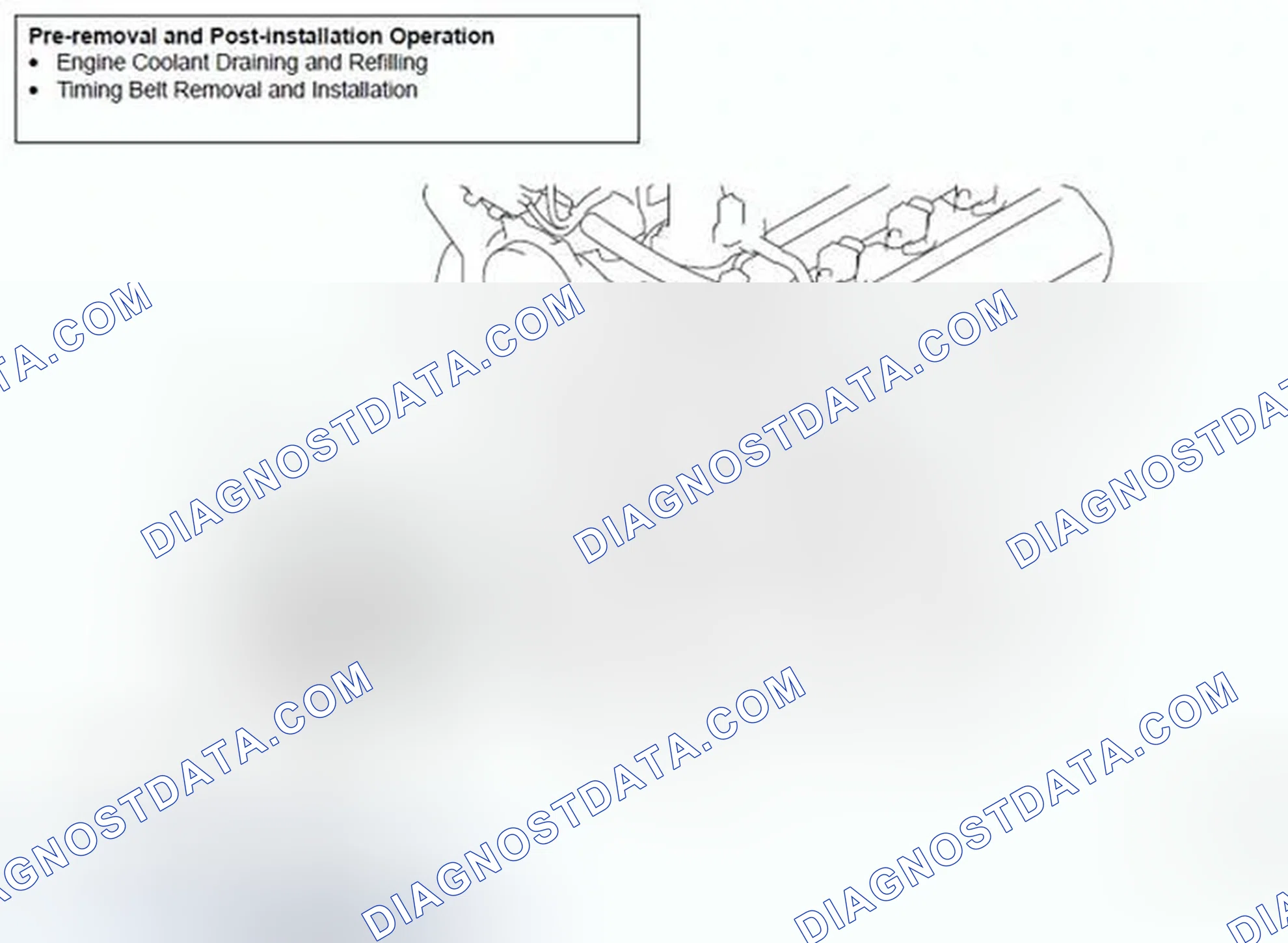 Scheme 13: REMOVAL AND INSTALLATION < 3.0L ENGINE >