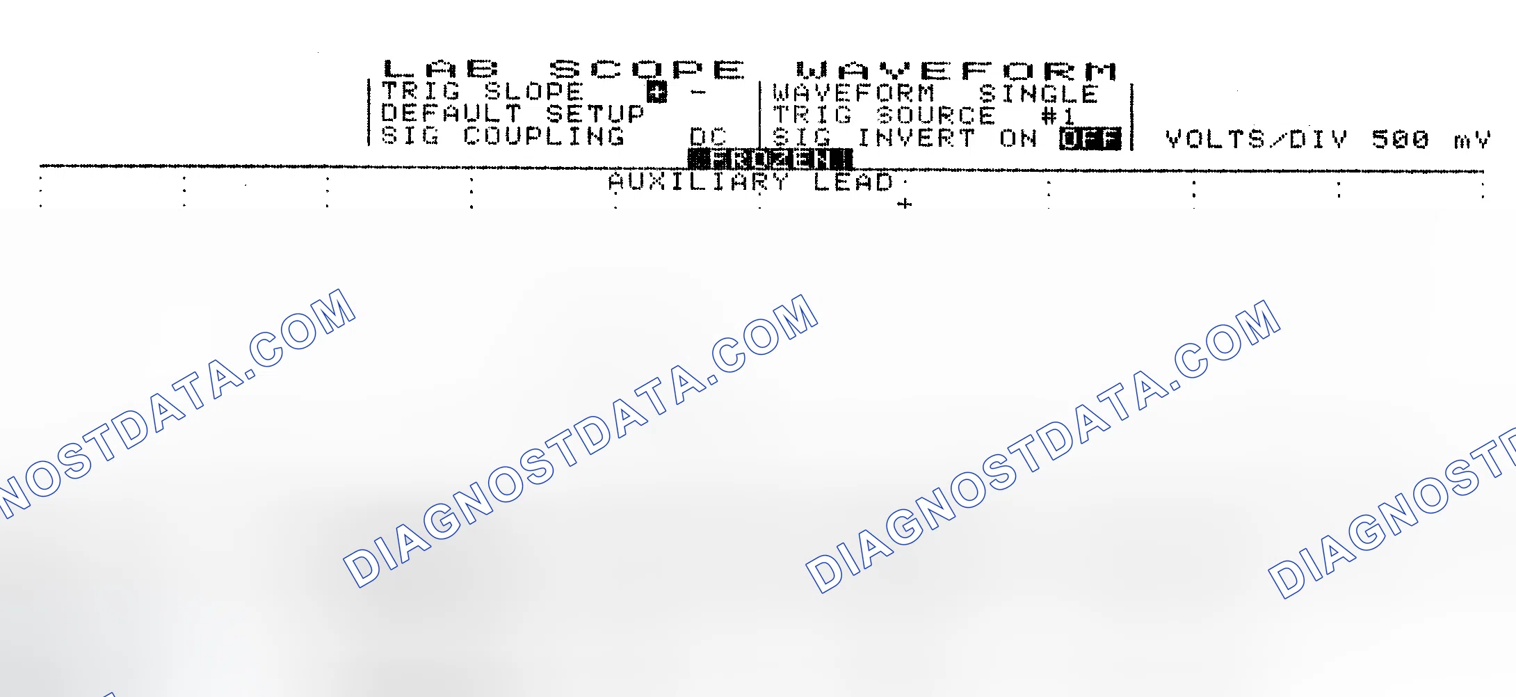Scheme 10: Single Injector w/Excessive Current Flow - Current Pattern