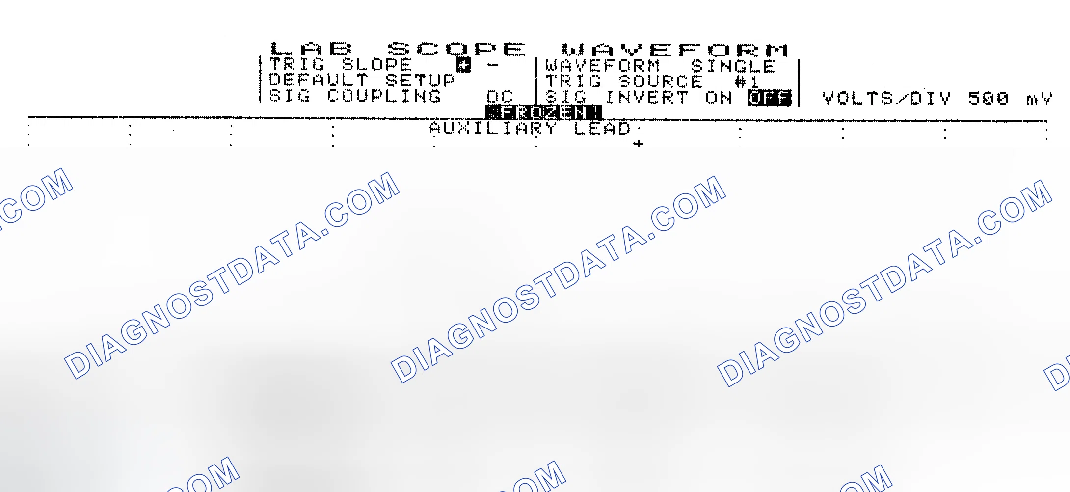 Scheme 10: Single Injector w/Excessive Current Flow - Current Pattern