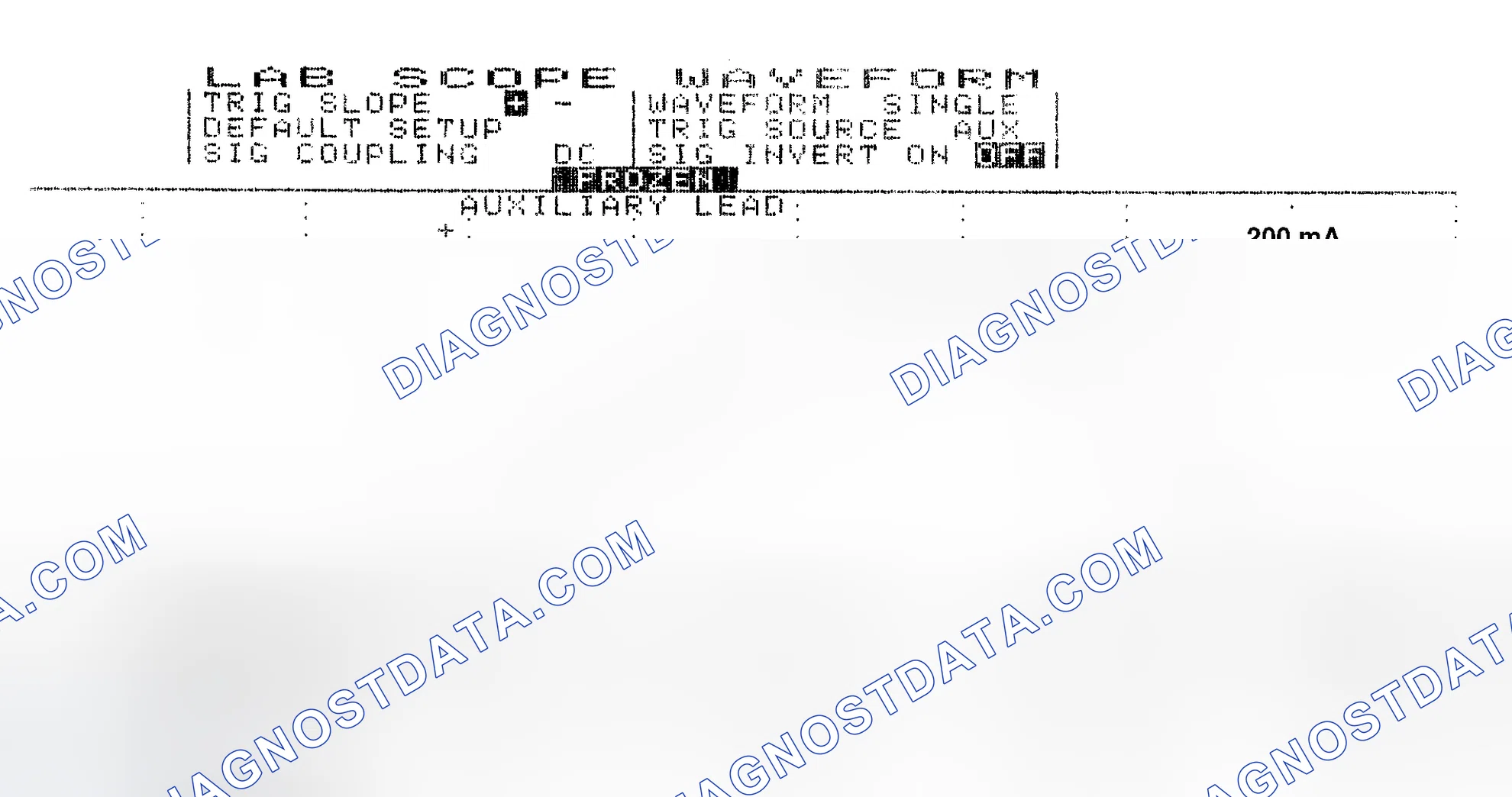 Scheme 13: Single Injector w/Normal Current Flow - Current Pattern