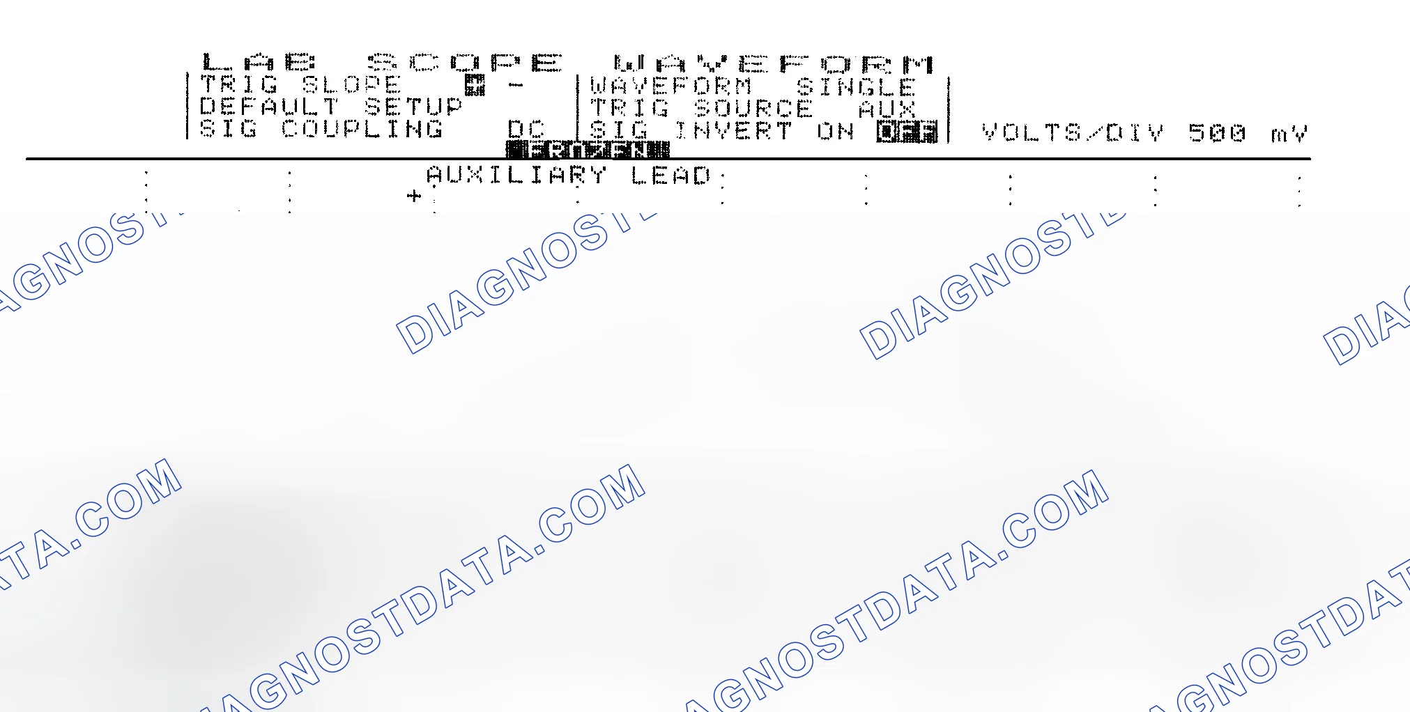 Scheme 14: Single Injector w/Excessive Current Flow - Current Pattern