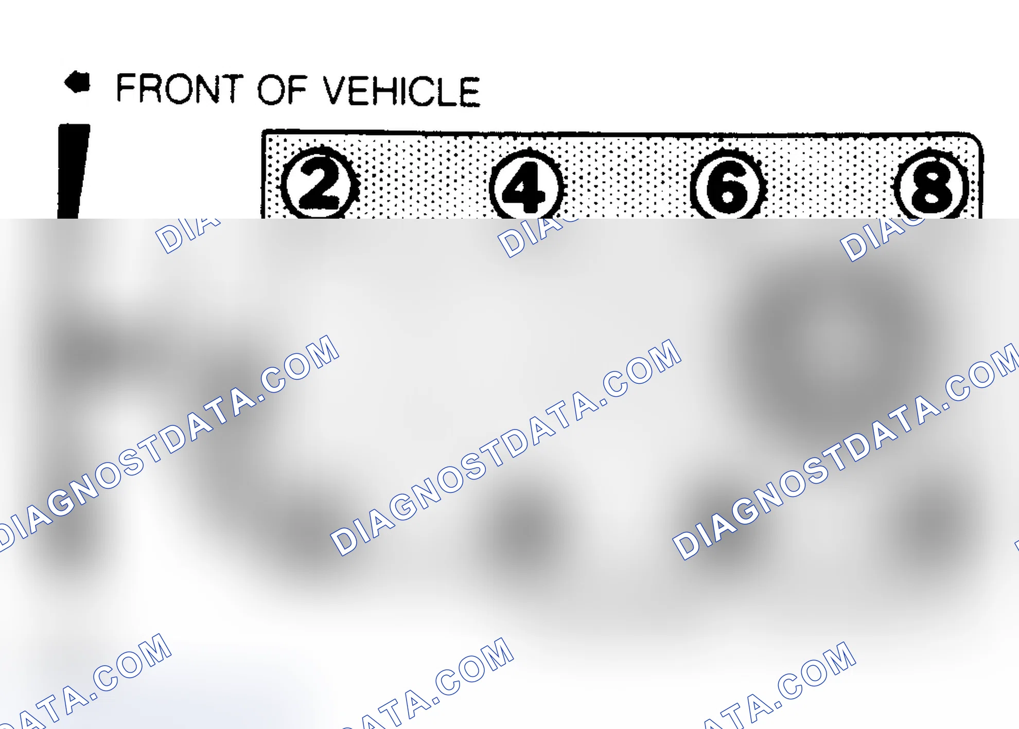 Scheme 2: Firing Order & Timing Marks (5.0L & 5.7L VIN 7)