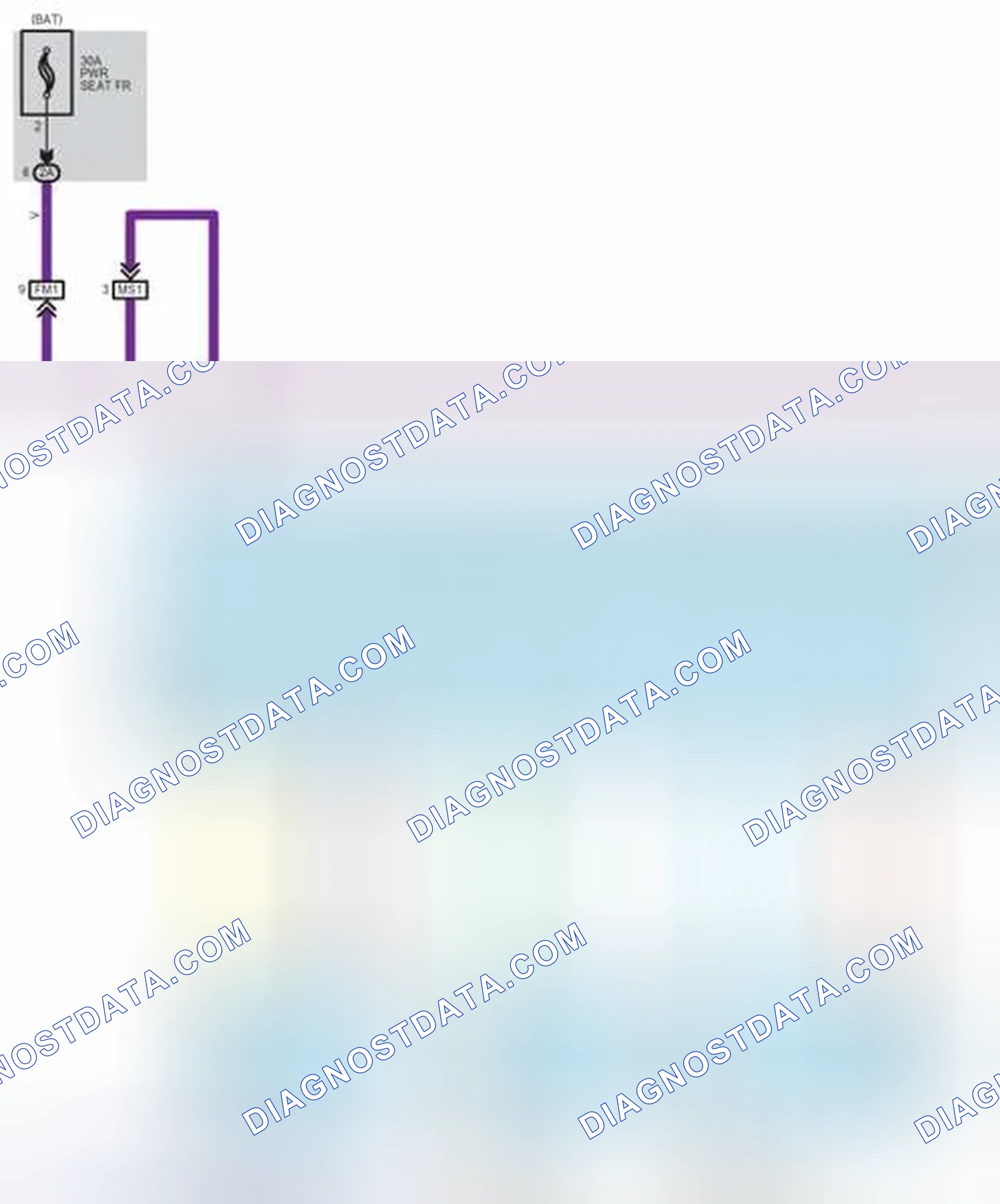Scheme 348: Power Seat (Front Passenger's Seat)