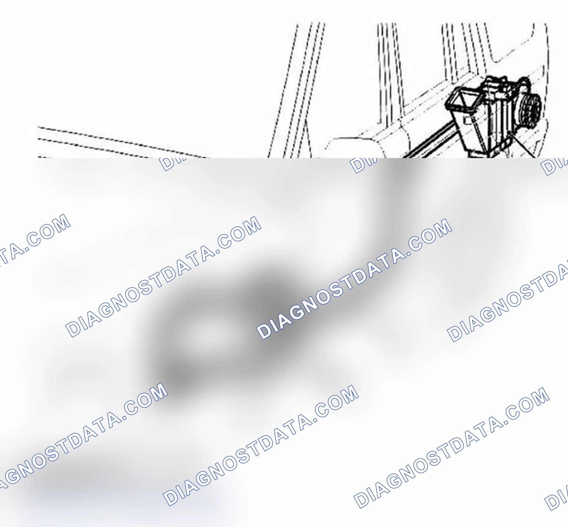 Scheme 13: Rear AC refrigerant system component layout
