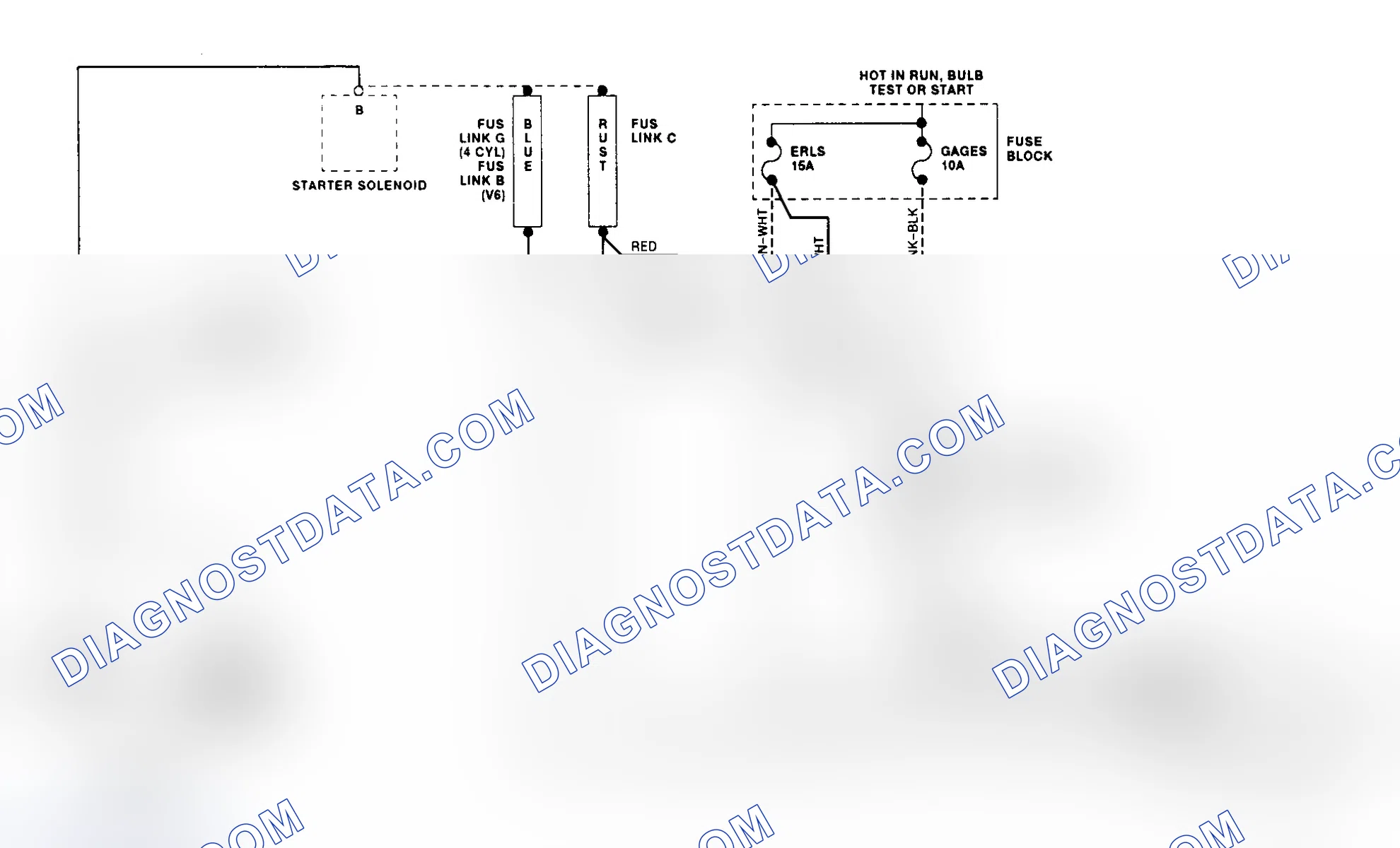 Scheme 6: Charging System Schematic (Achieva, Grand Am & Skylark)