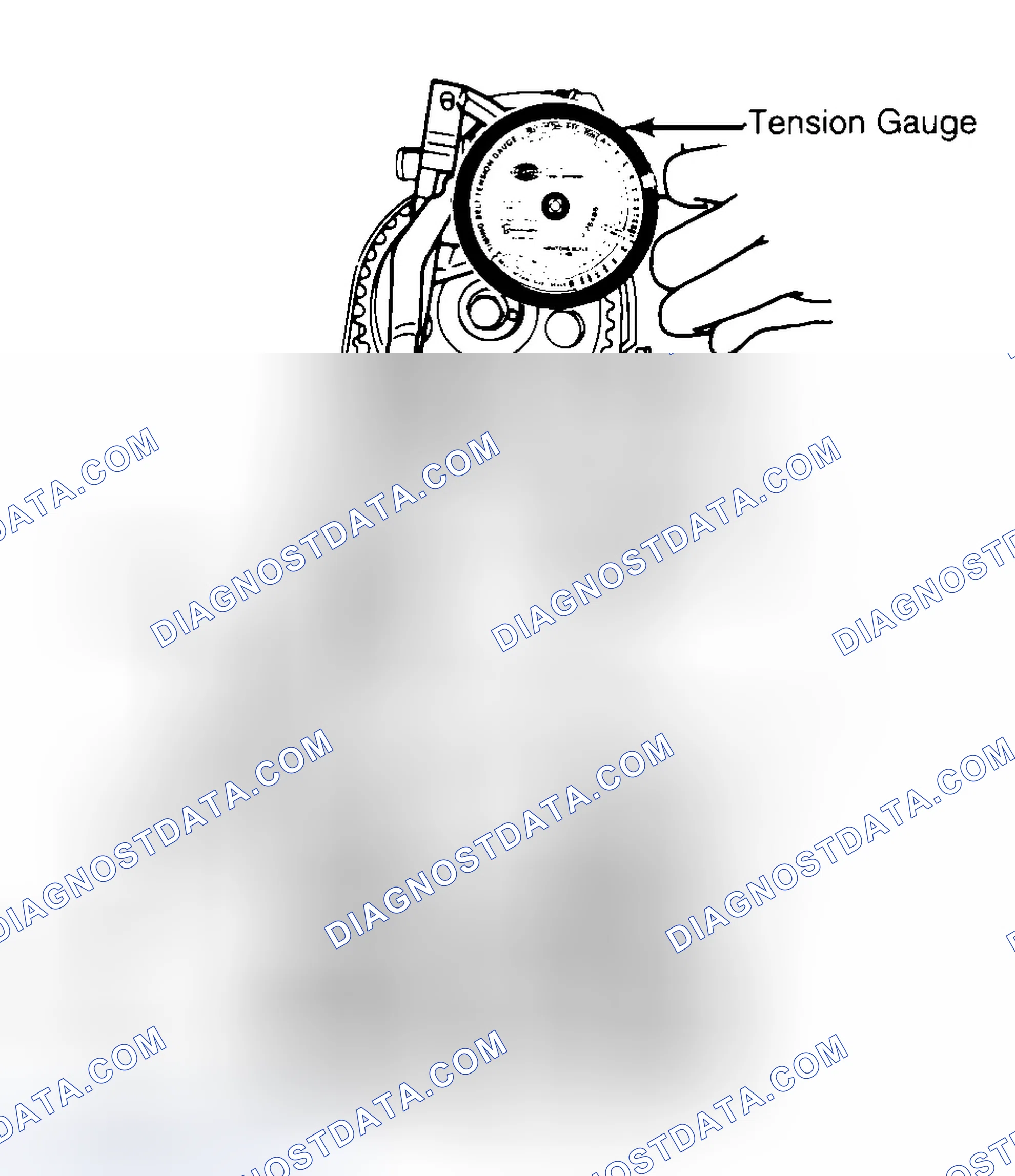 Scheme 3: Adjusting Typical Timing Belt Tension