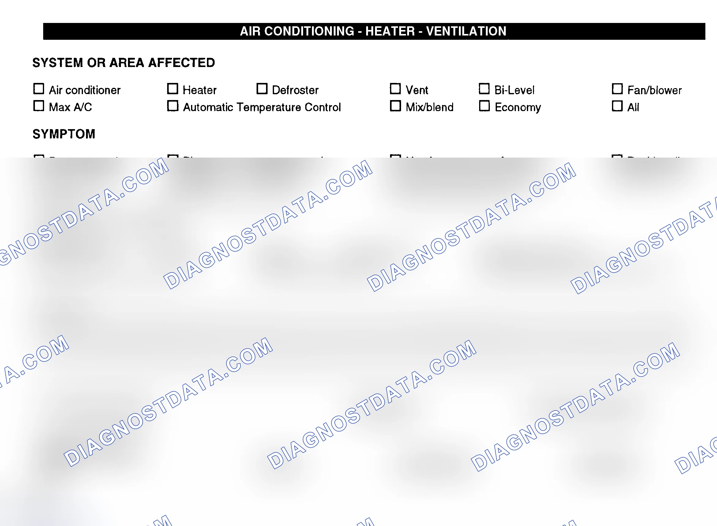 Scheme 8: Air Conditioning, Heater & Ventilation