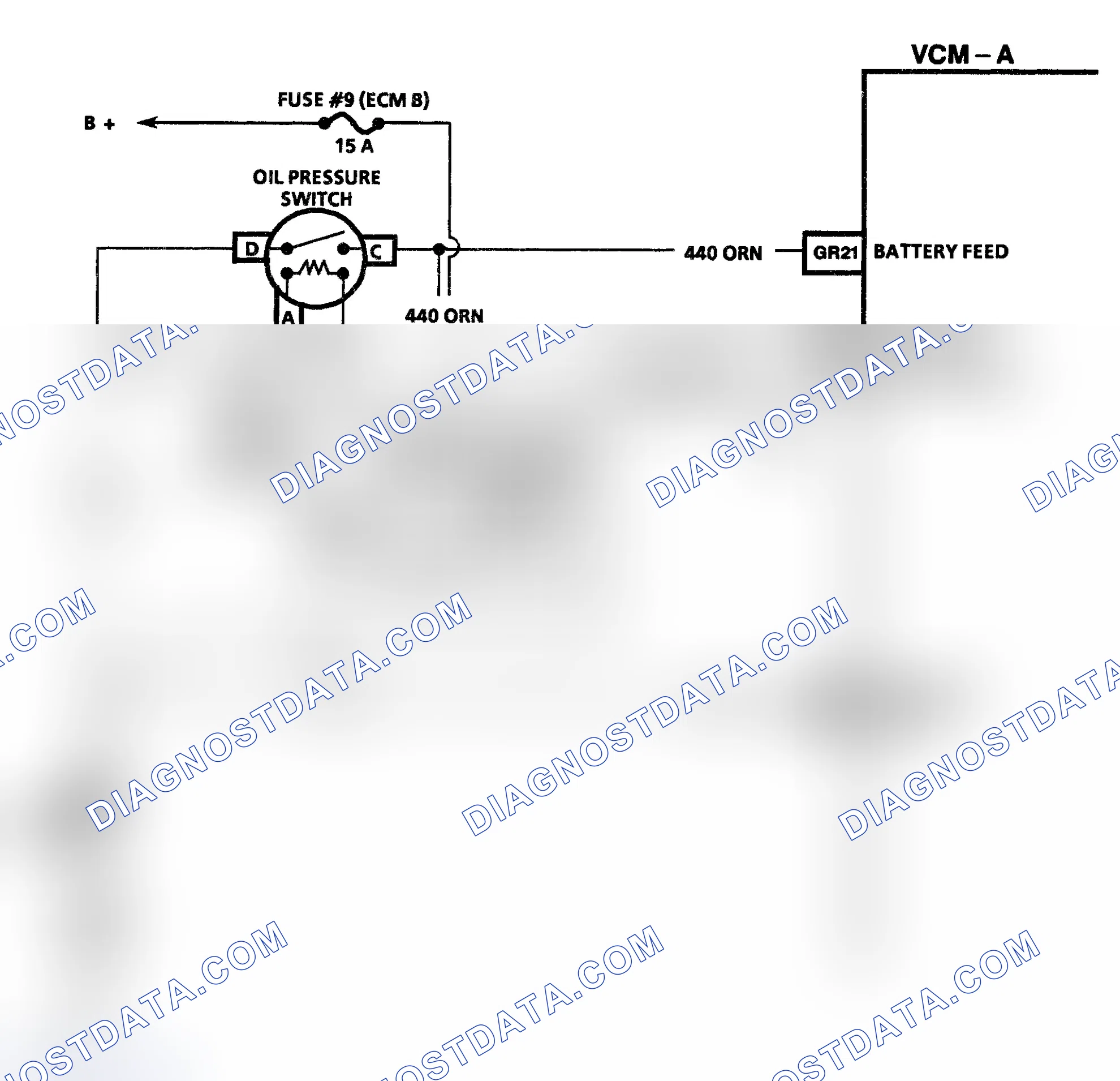 Scheme 283: Code P1221 Schematic ("S" & "T" Series 4.3L - VIN W) Fuel Pump Secondary System Circuit Low