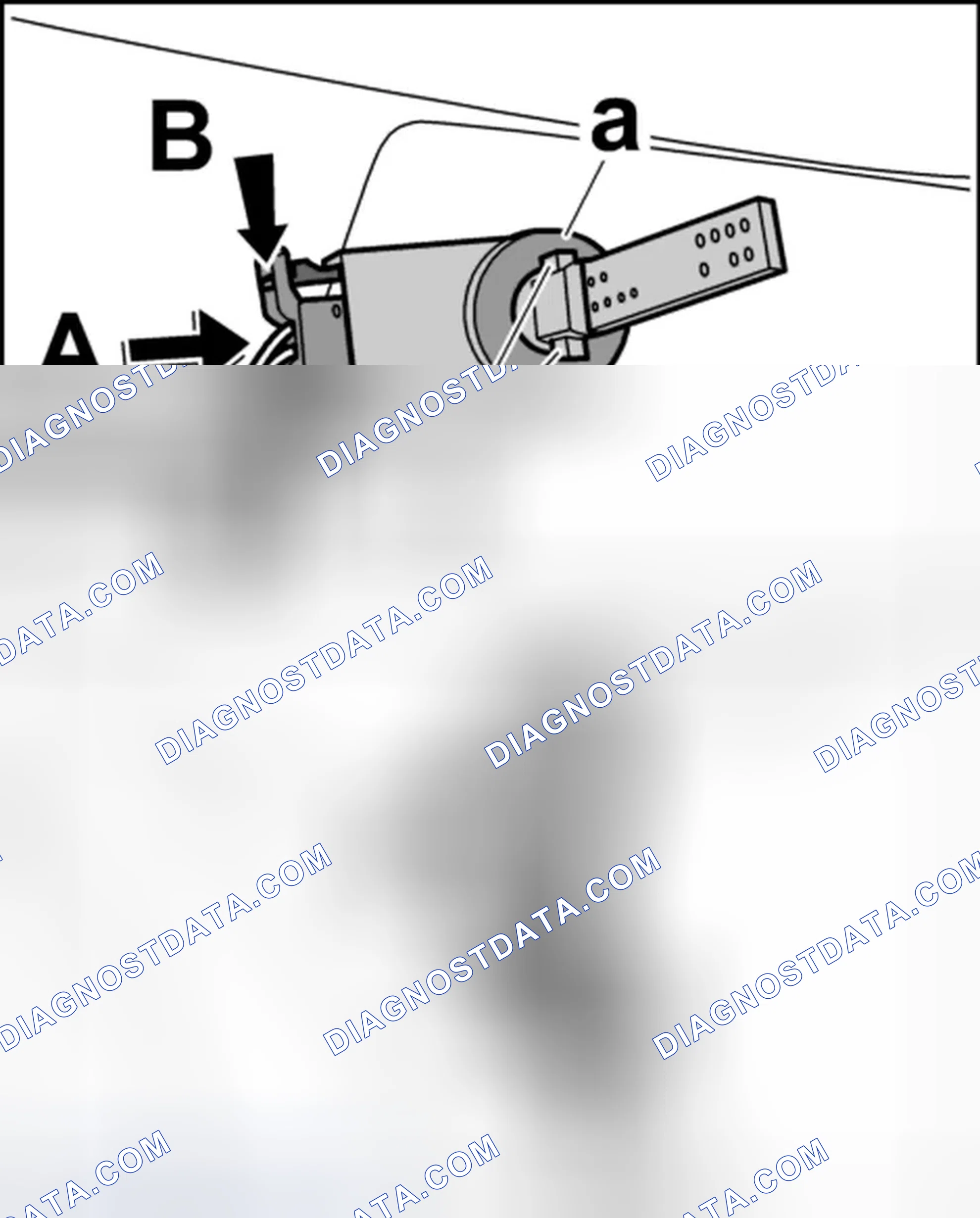 Scheme 326: Installing temperature sensor for left side