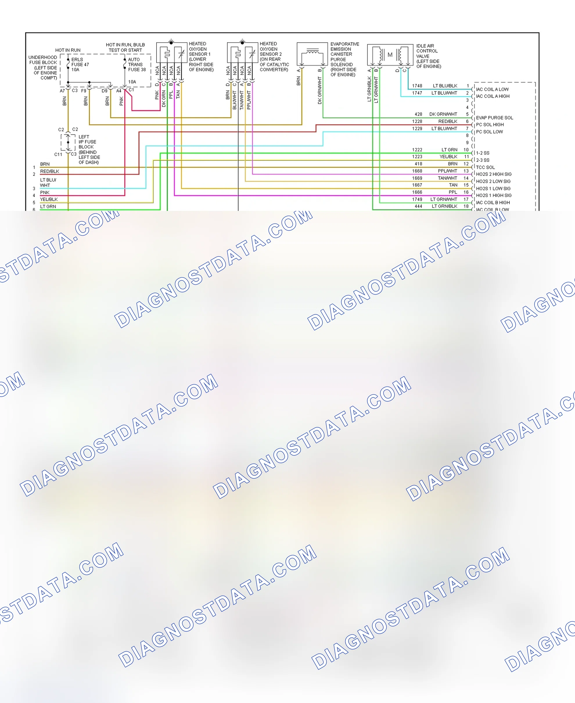 Scheme 3: PCM Wiring Diagram (Alero & Grand Am - 2.2L - 3 Of 3)