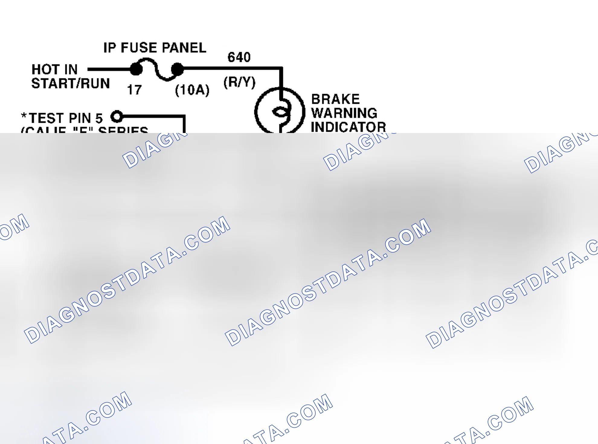 Scheme 295: Parking Brake Applied Switch Circuit & Connector Terminals
