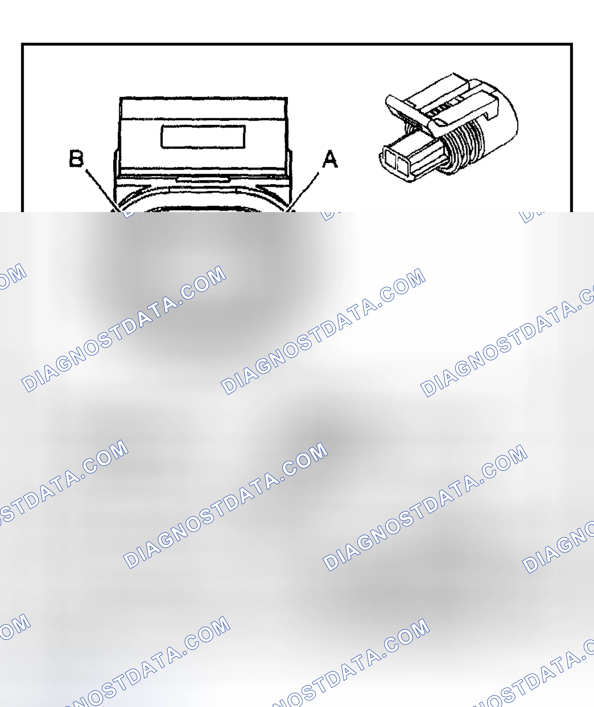 Scheme 966: Automatic Transmission Related Connector End Views