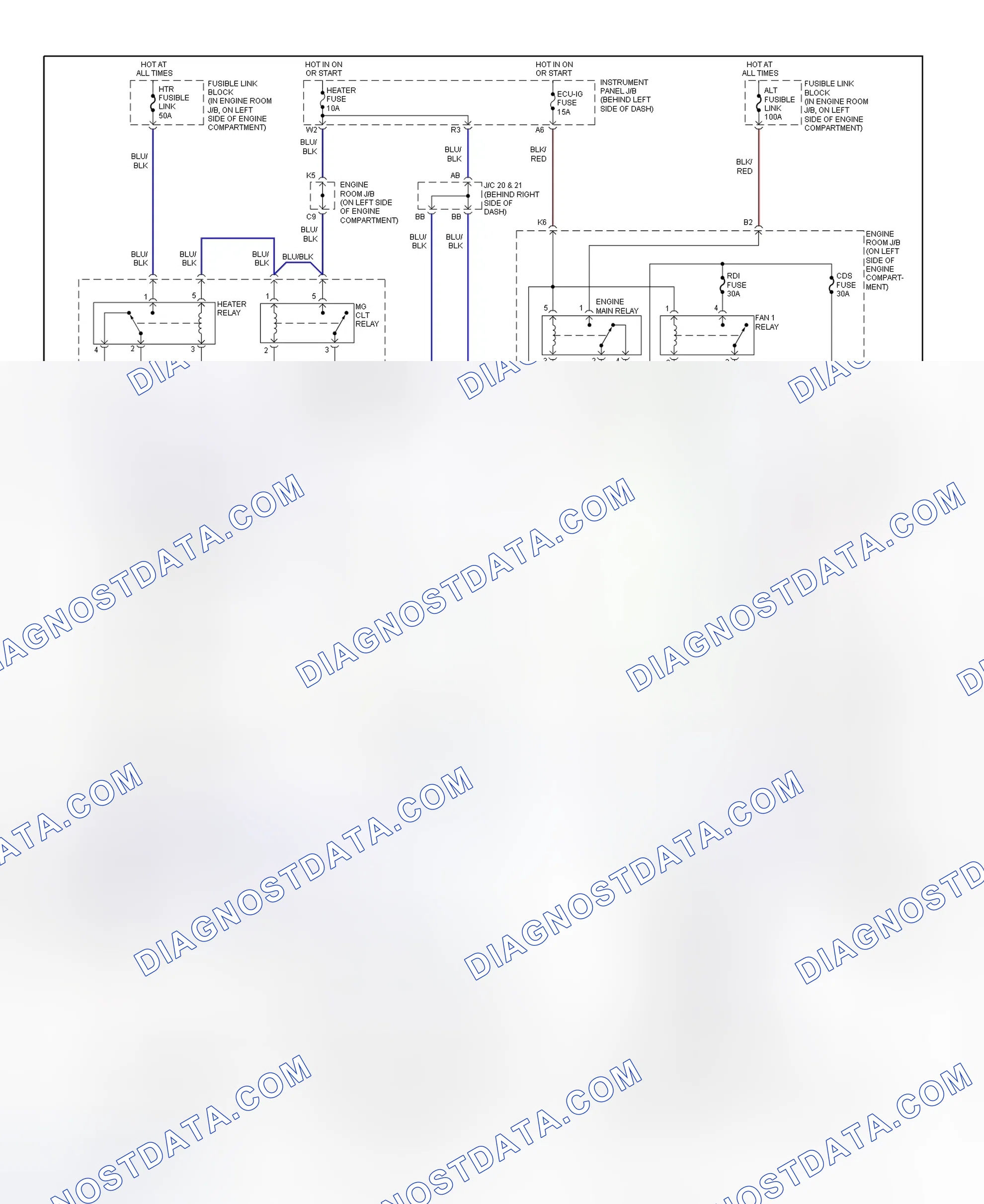 Scheme 2: Automatic A/C-Heater System Wiring Diagram (2000-01 ES 300 - 2 Of 2)