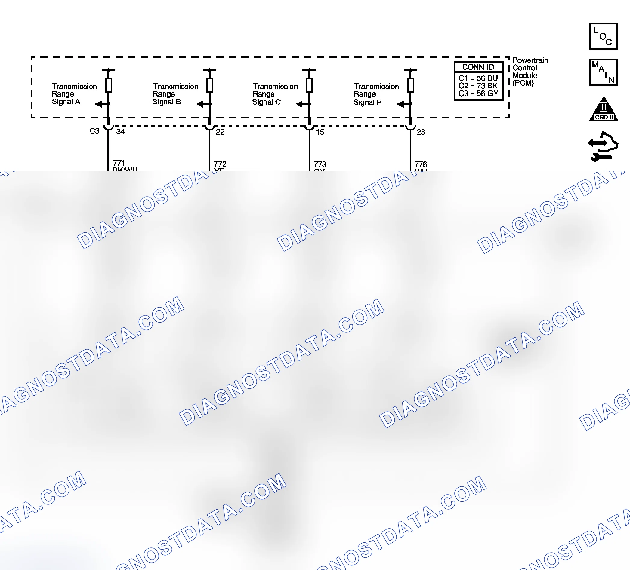 Scheme 97: Range Selector Displays Incorrect Range (3.8L)