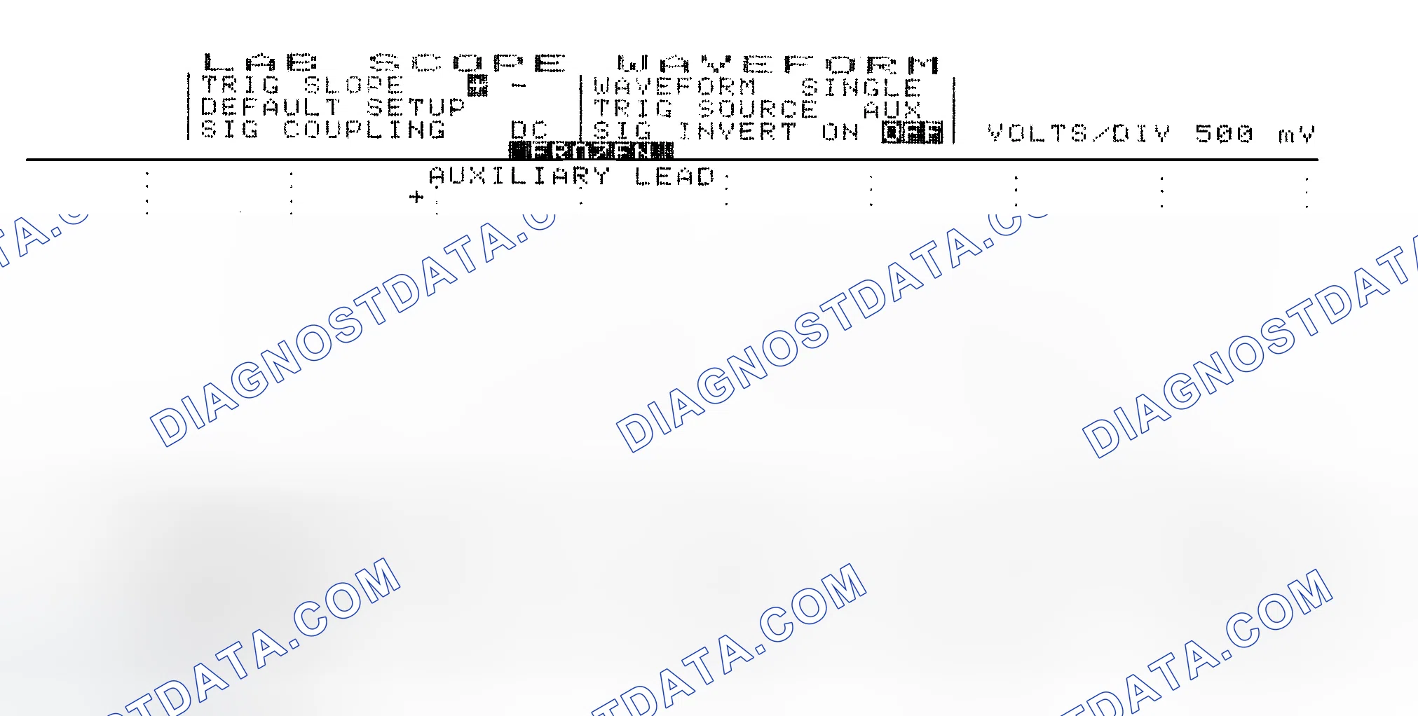 Scheme 14: Single Injector w/Excessive Current Flow - Current Pattern