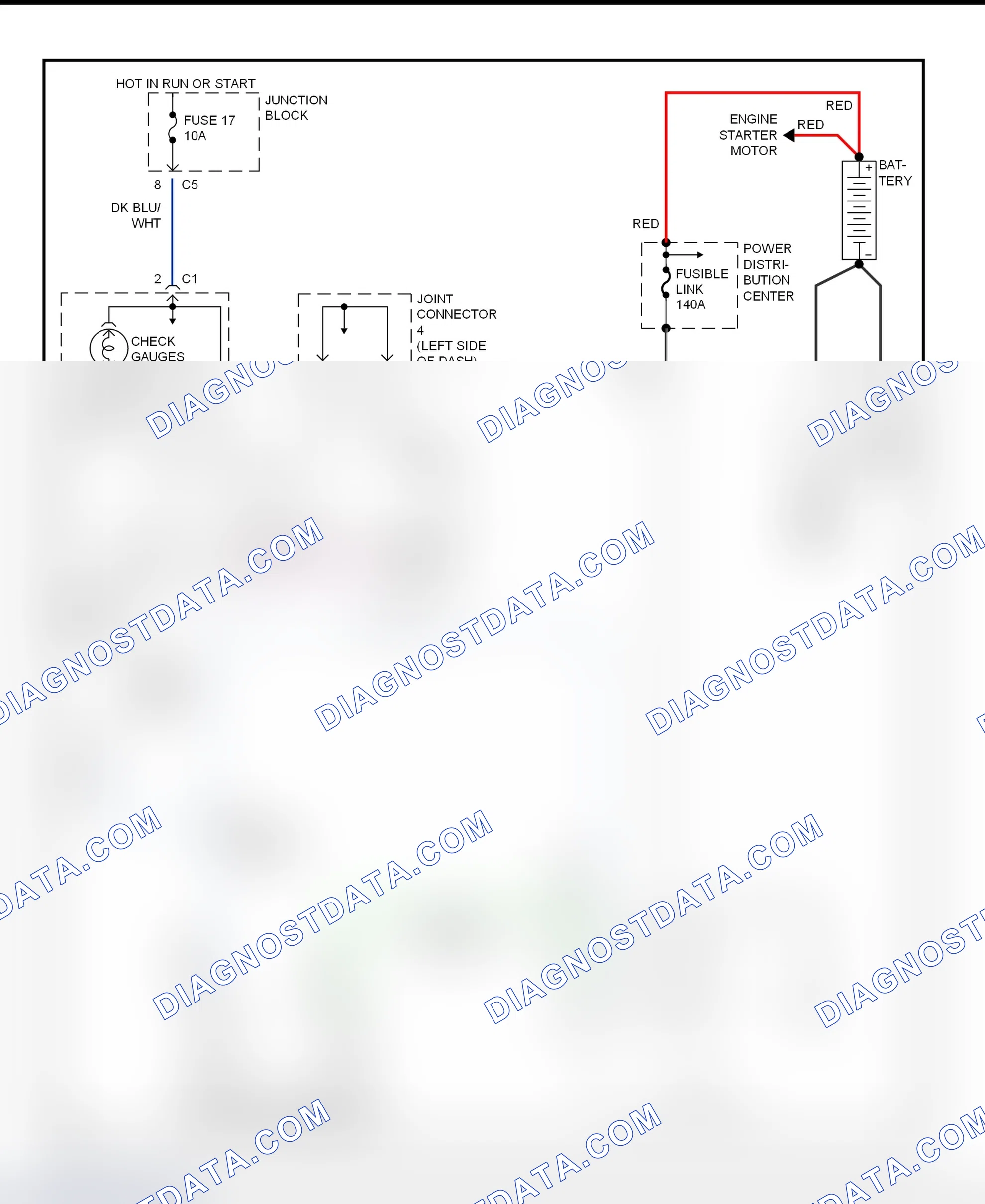 Scheme 2: Charging System Wiring Diagram (Durango)