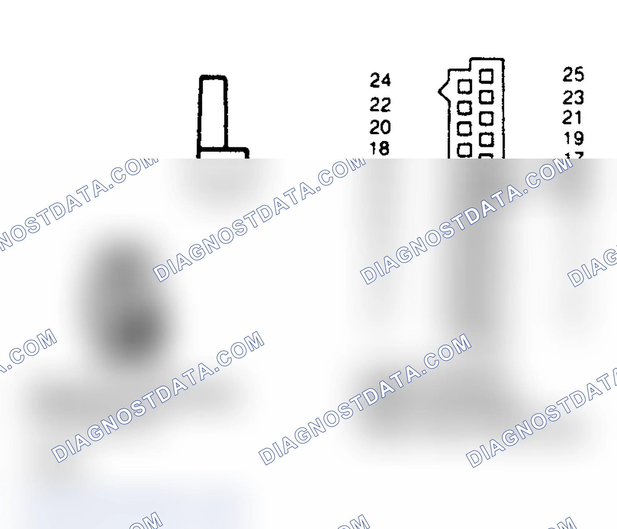 Scheme 154: Solenoid Assembly Connectors & Logic Module Red Connector View From Wire End