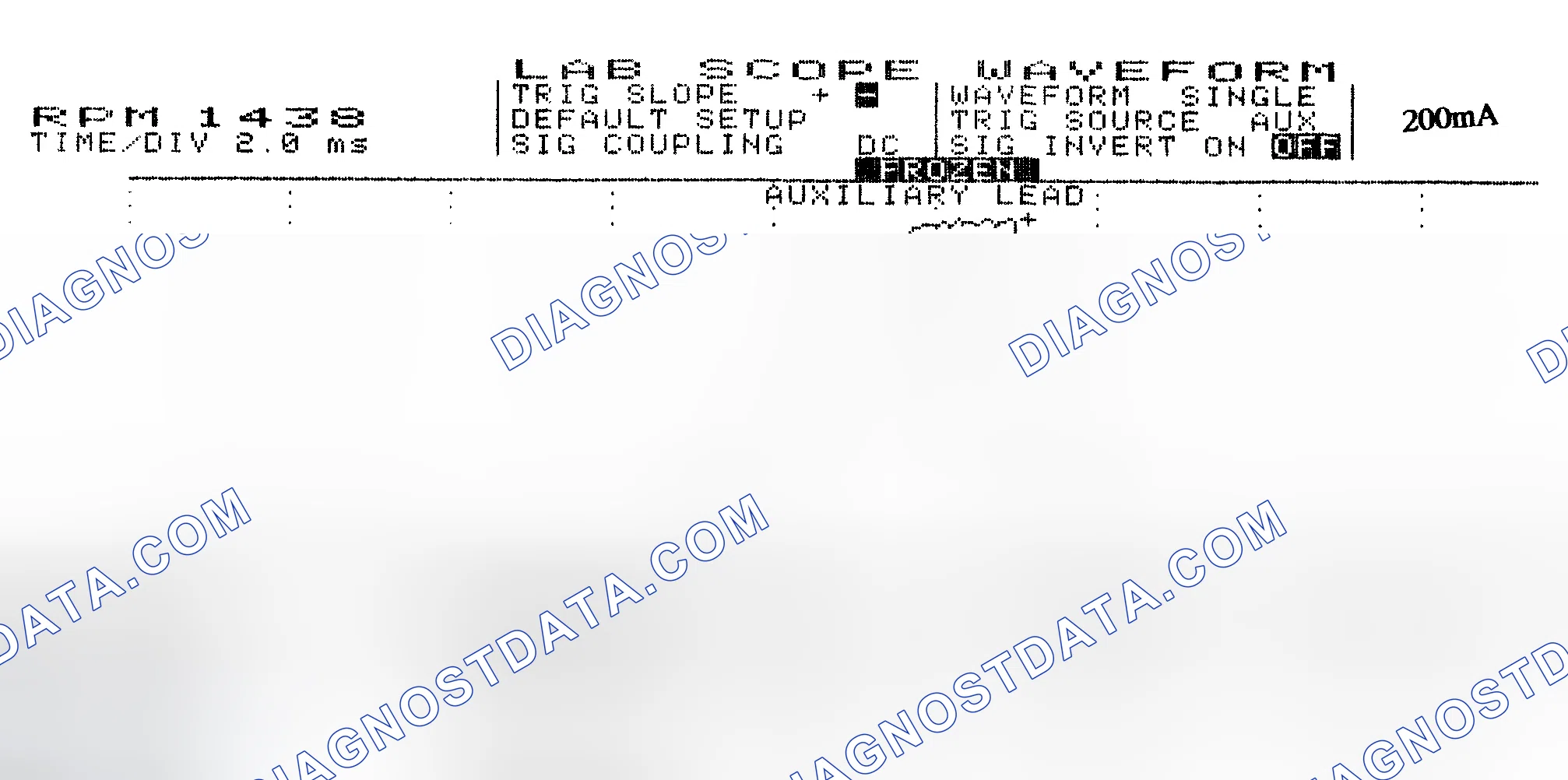Scheme 15: Single Injector w/Normal Current Flow - Current Pattern
