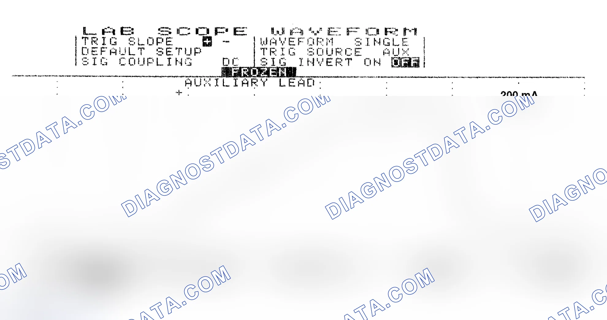 Scheme 13: Single Injector w/Normal Current Flow - Current Pattern