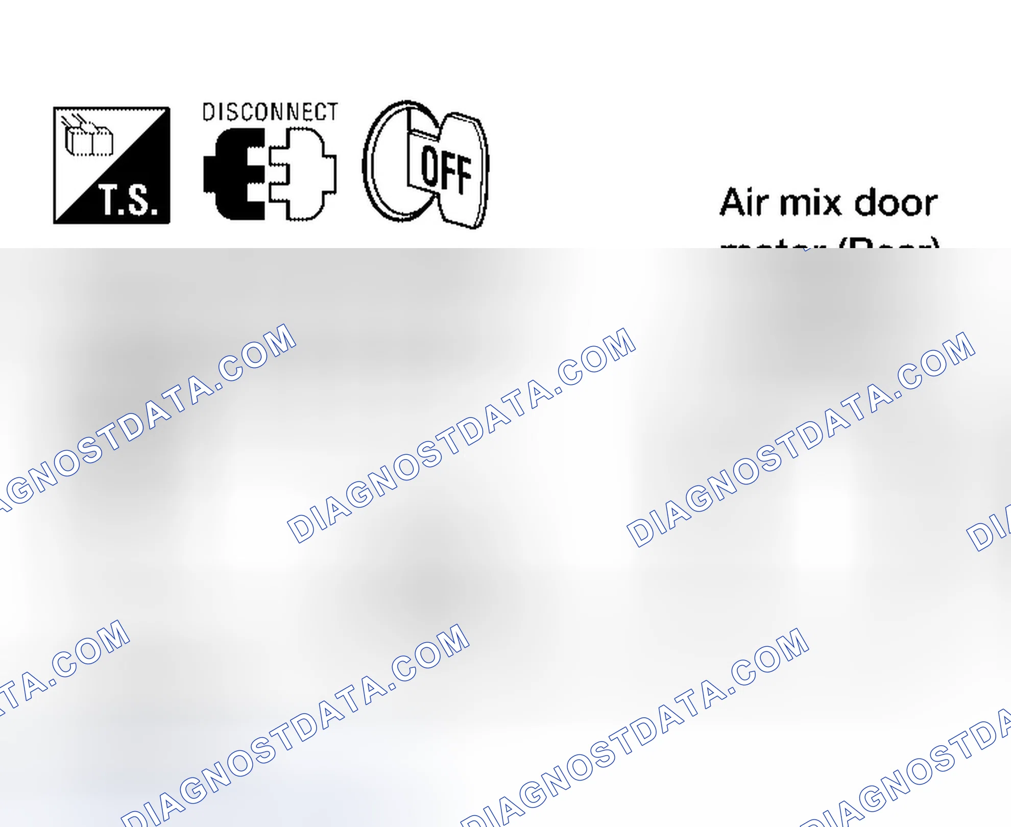 Scheme 246: DIAGNOSTIC PROCEDURE FOR AIR MIX DOOR MOTOR (REAR)