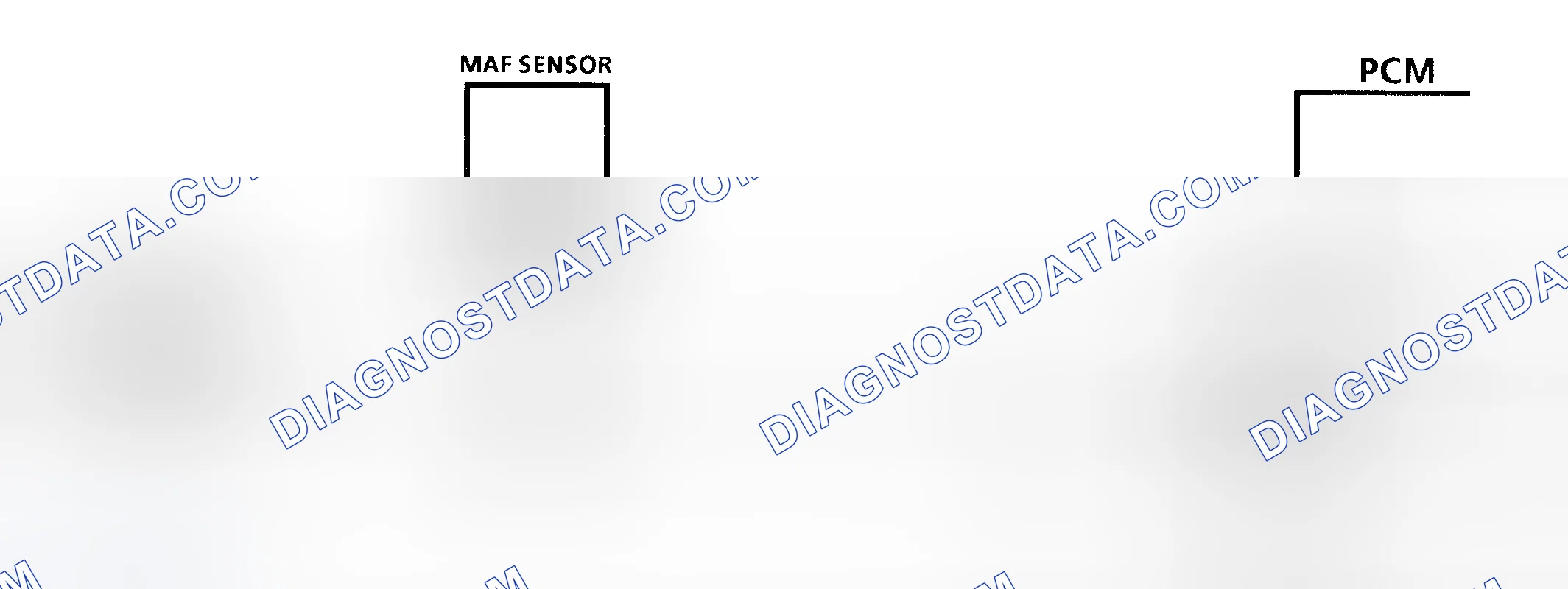 Scheme 8: Code P0101 Schematic (3.8L) Mass Air Flow (MAF) Sensor Circuit