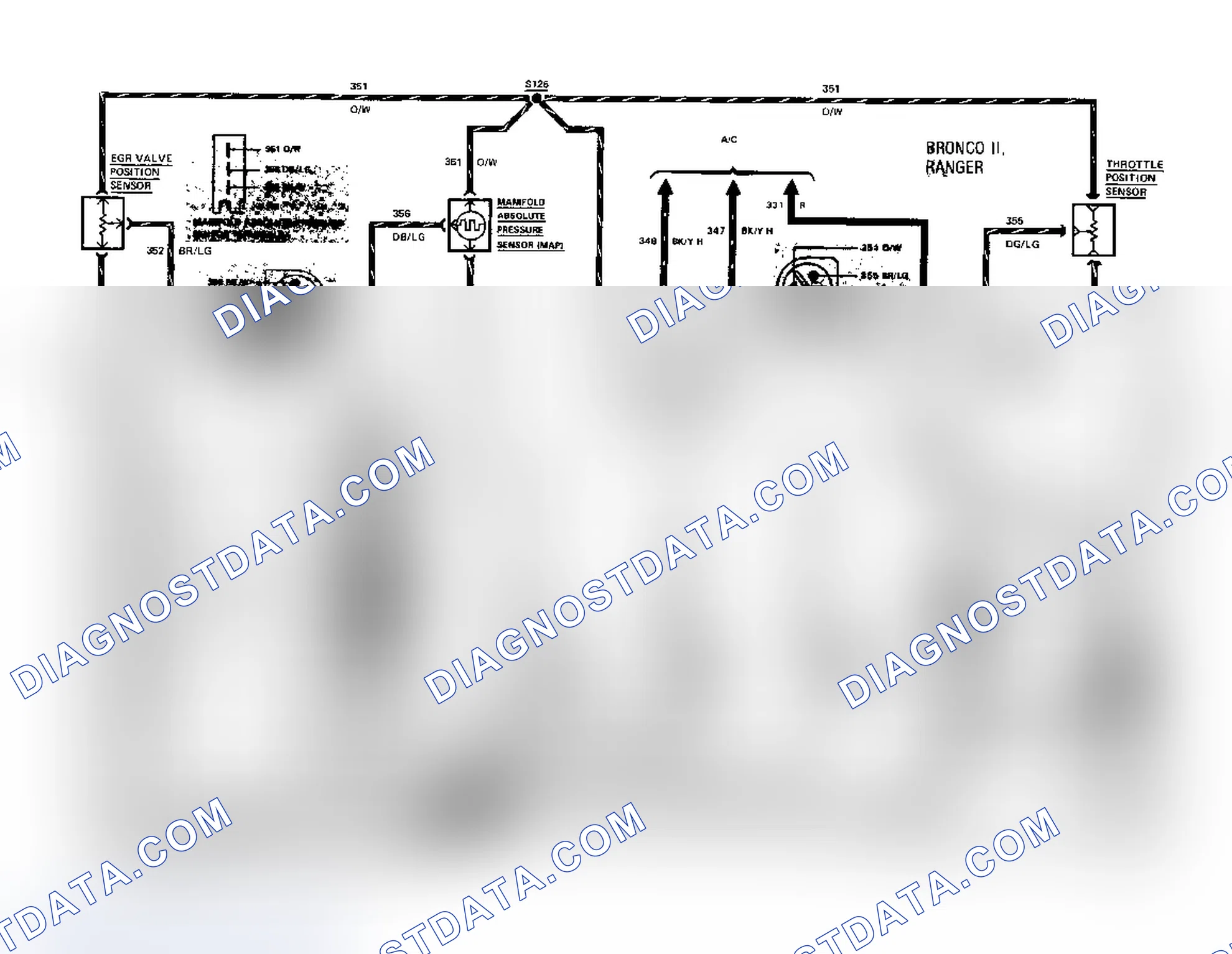 Scheme 210: 2.3L EFI EEC-IV Wiring Diagram (3 of 3)