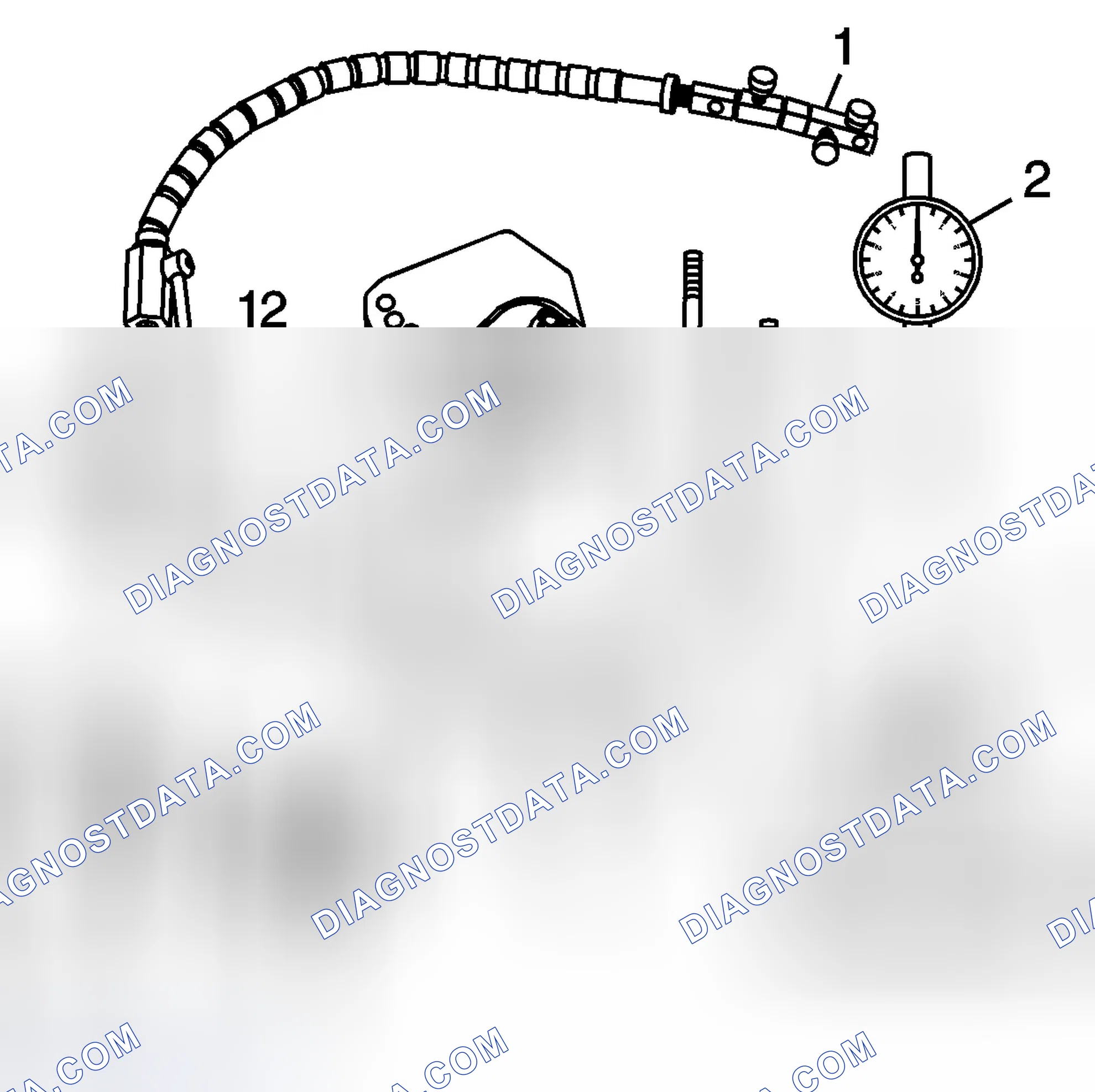 Scheme 180: Measuring Connecting Rod Bearing Clearance - Using J 43690/J 43690-100