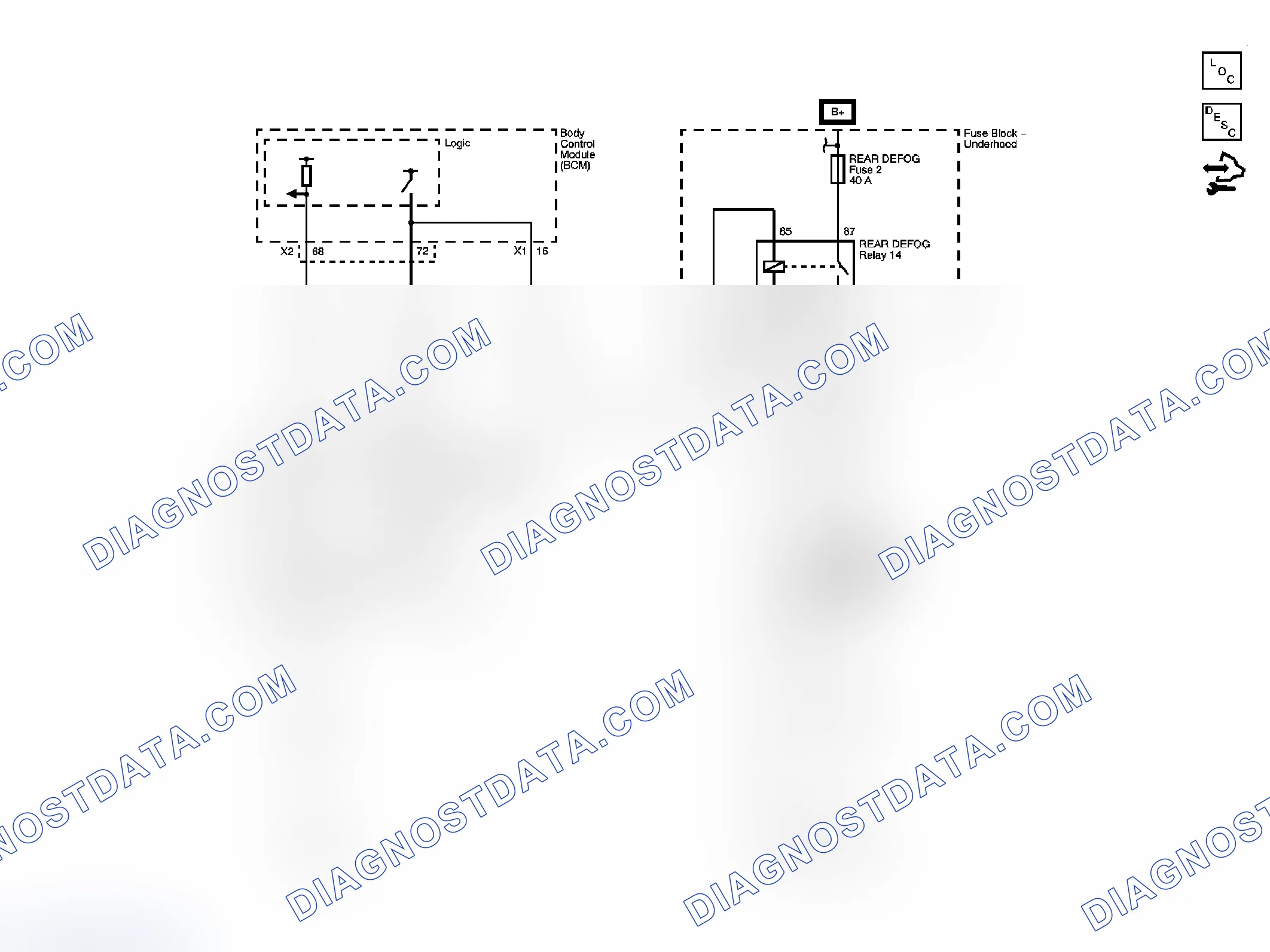 Scheme 2: Defogger Schematics