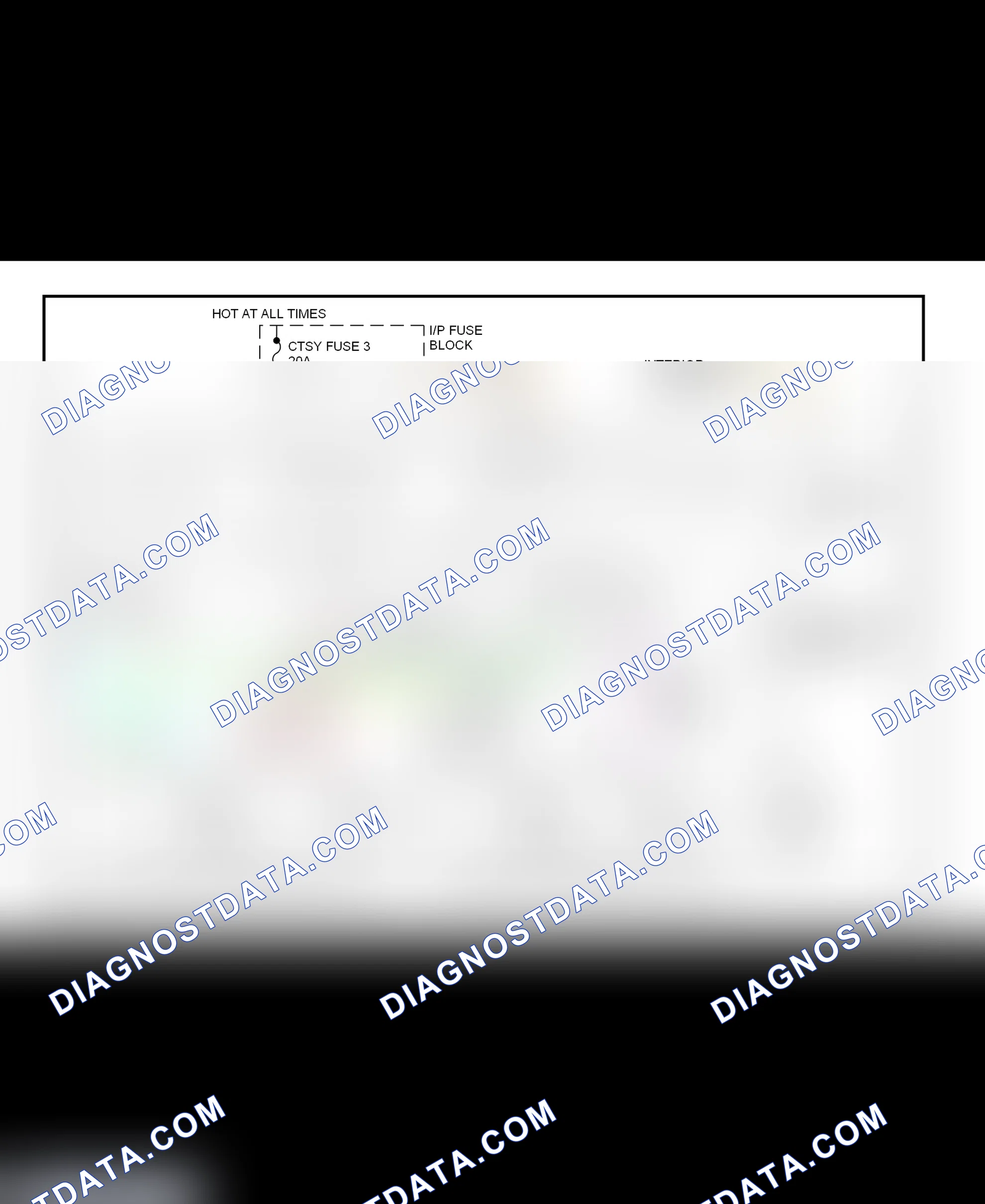 Fig. 9: Power Mirror System Wiring Diagram ("C" & "K" Series Pickup), Escalade, Suburban, Tahoe &, Yukon