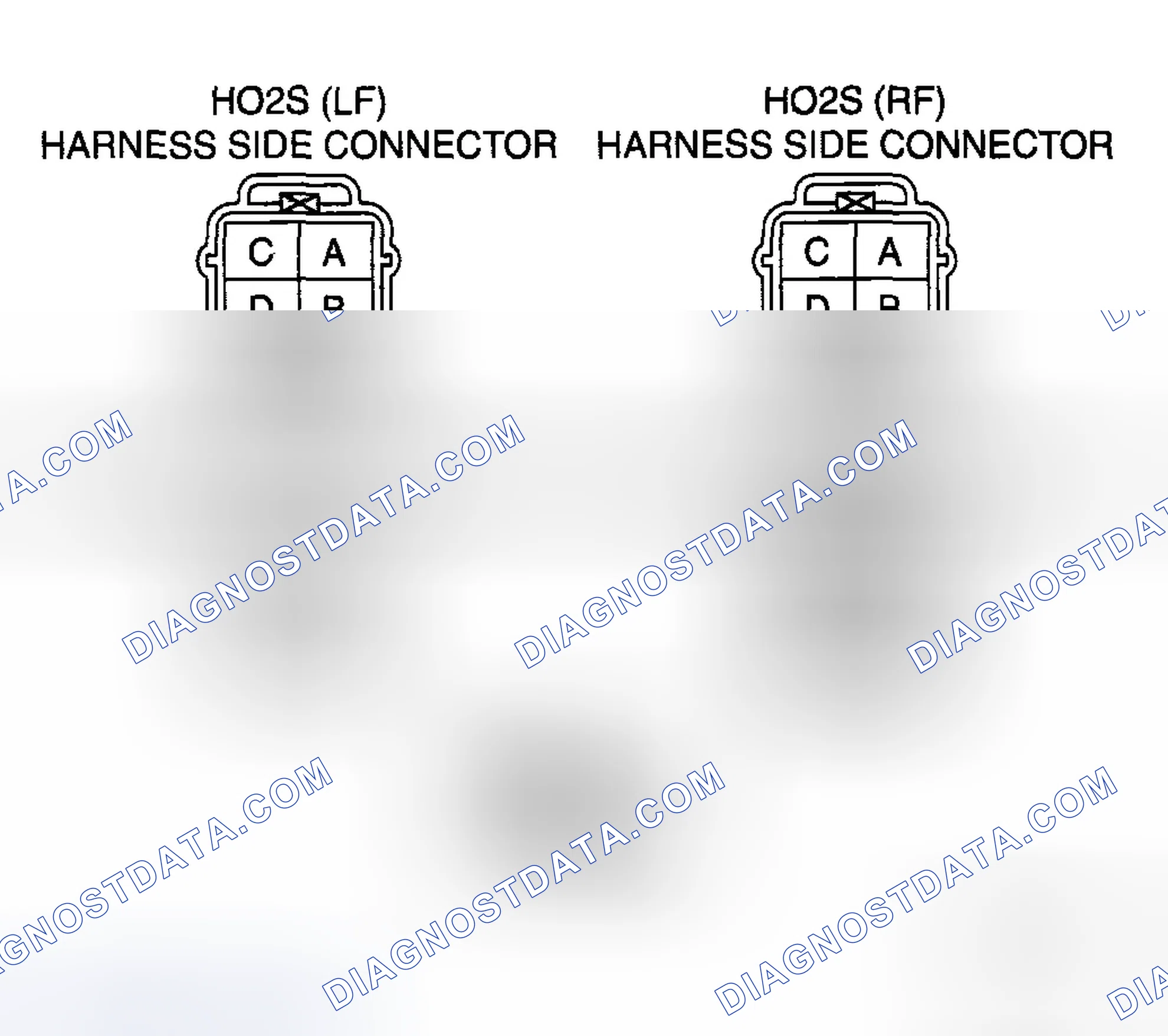 Scheme 134: HO2S circuit open/short inspection (heater)