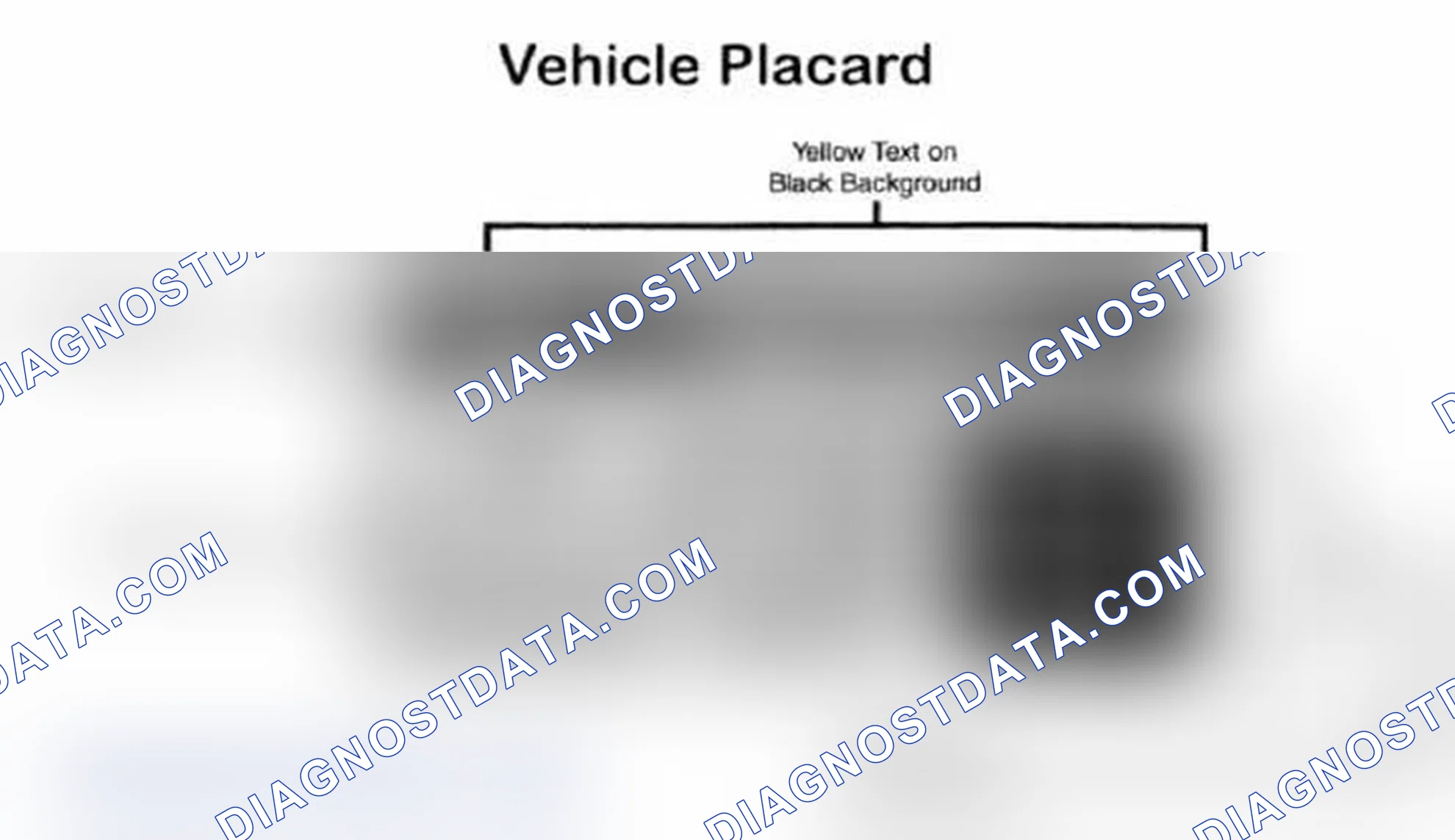 Scheme 28: Vehicle Tire Placard - Typical