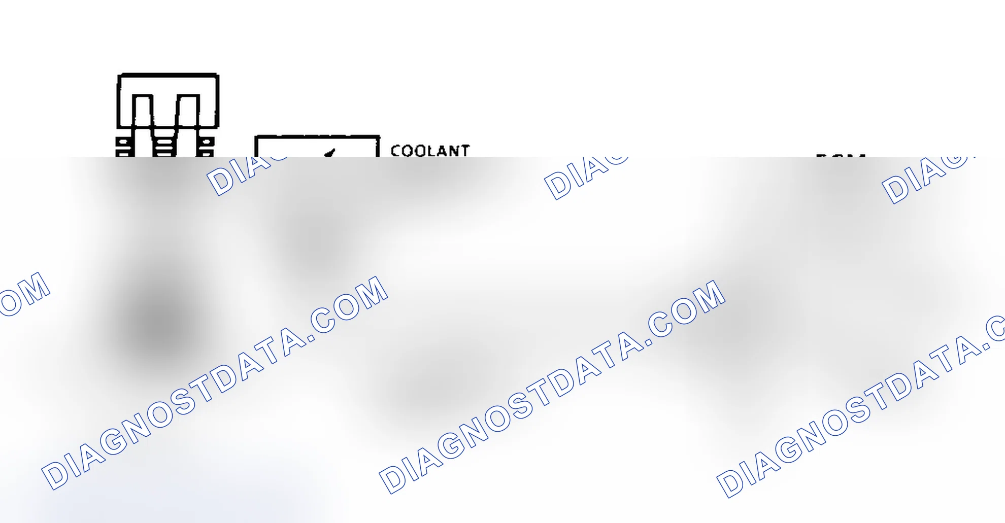 Scheme 186: Code 14, Schematic, Coolant Temp Sensor Signal Voltage Low