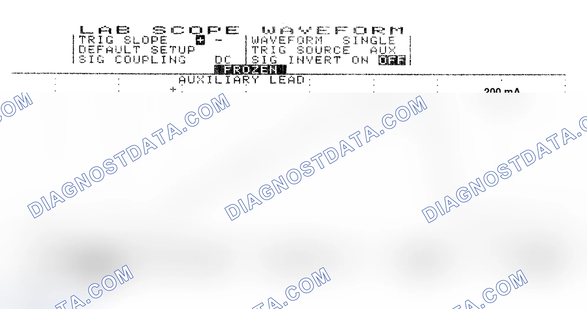 Scheme 13: Single Injector w/Normal Current Flow - Current Pattern