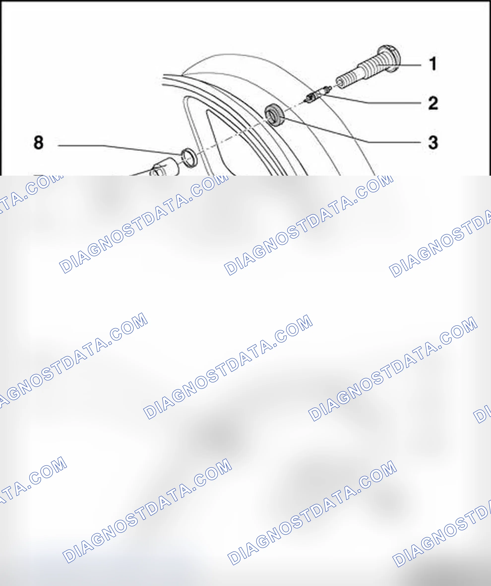 Scheme 281: Wheel electronics, assembly overview